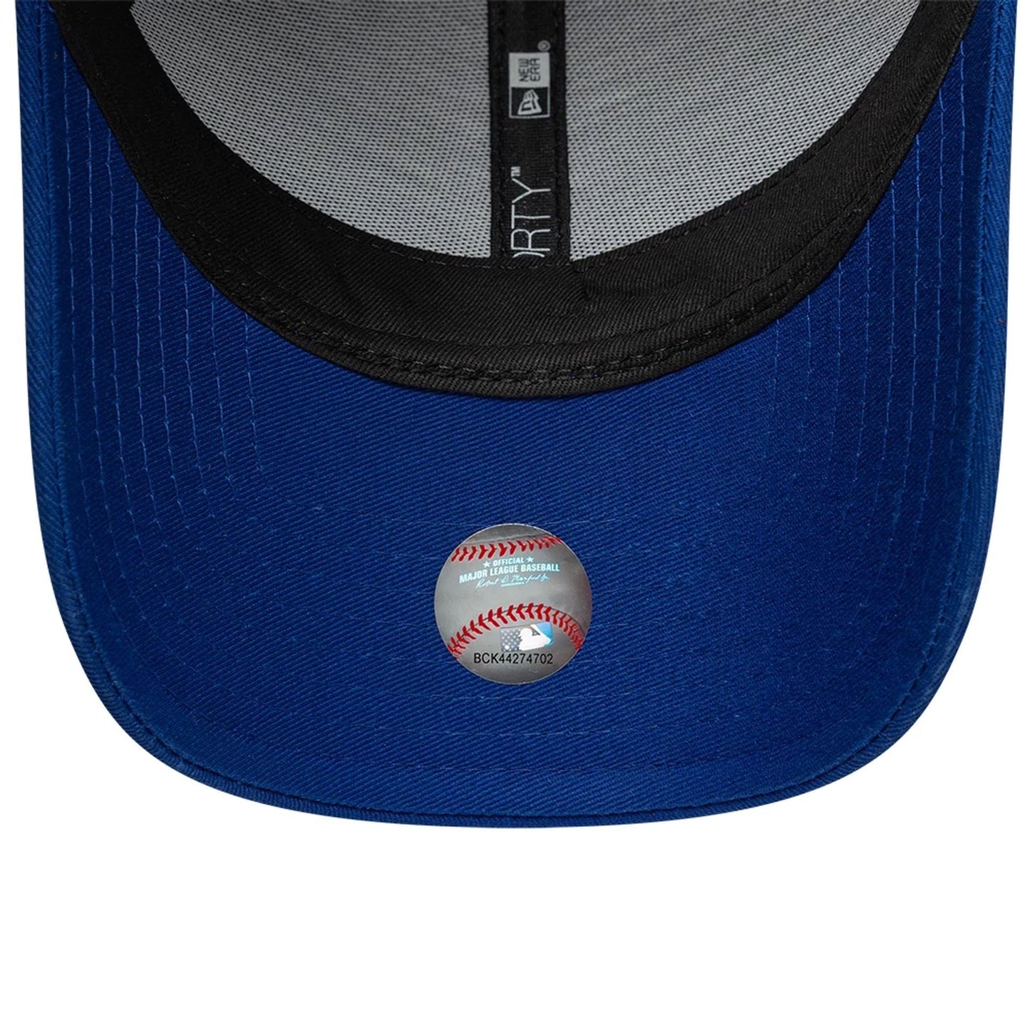 This is a New York Mets MLB Subway Series Tonal Logo Blue 9FORTY Adjustable Cap 7