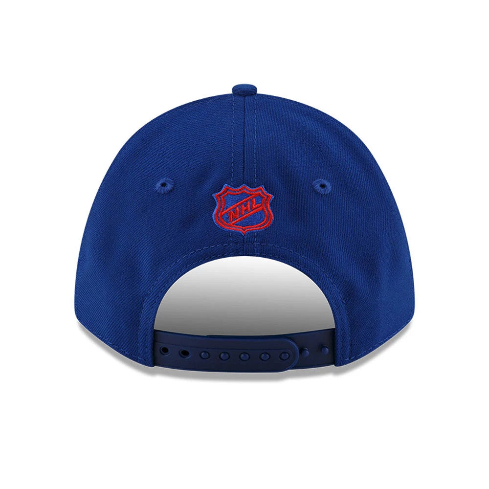 This is a New York Rangers NHL Team Blue 9FORTY M-Crown Adjustable Cap 7