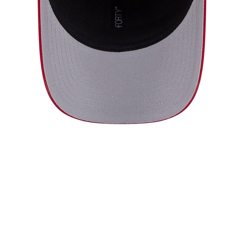 This is a New Jersey Devils NHL Team Red 9FORTY M-Crown Adjustable Cap 2