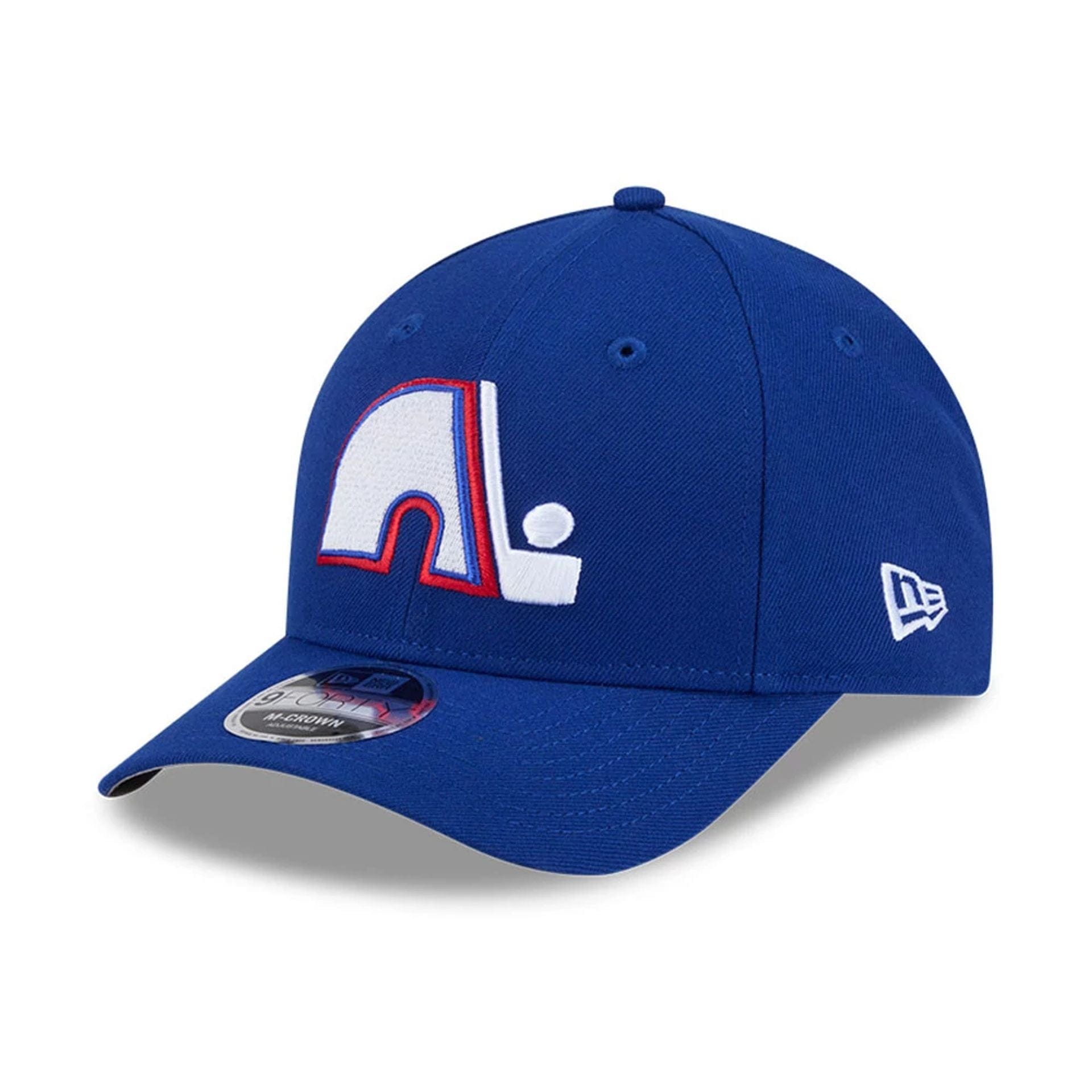 This is a Quebec Nordiques NHL Team Blue 9FORTY M-Crown Adjustable Cap 1