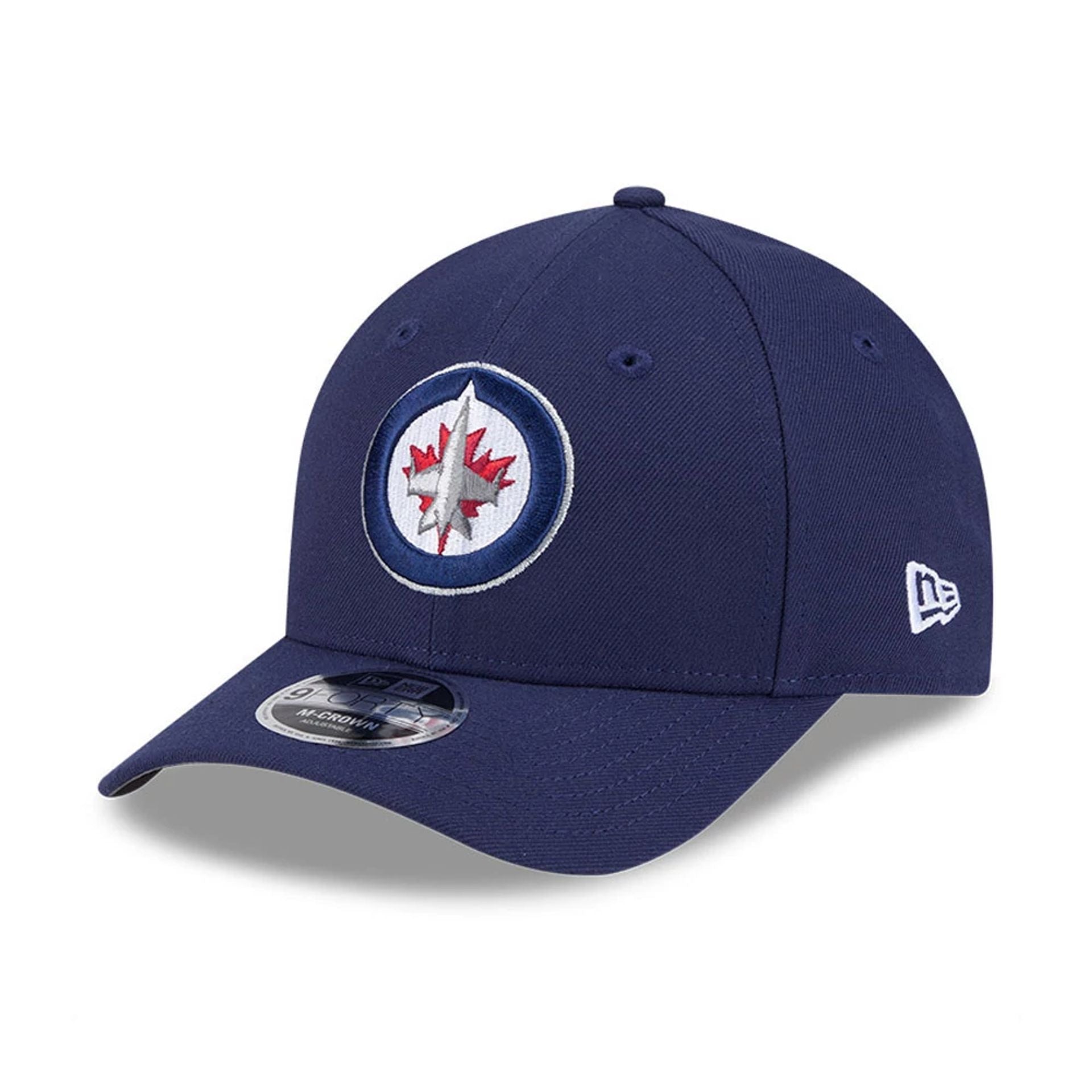 This is a Winnipeg Jets NHL Team Navy 9FORTY M-Crown Adjustable Cap 1