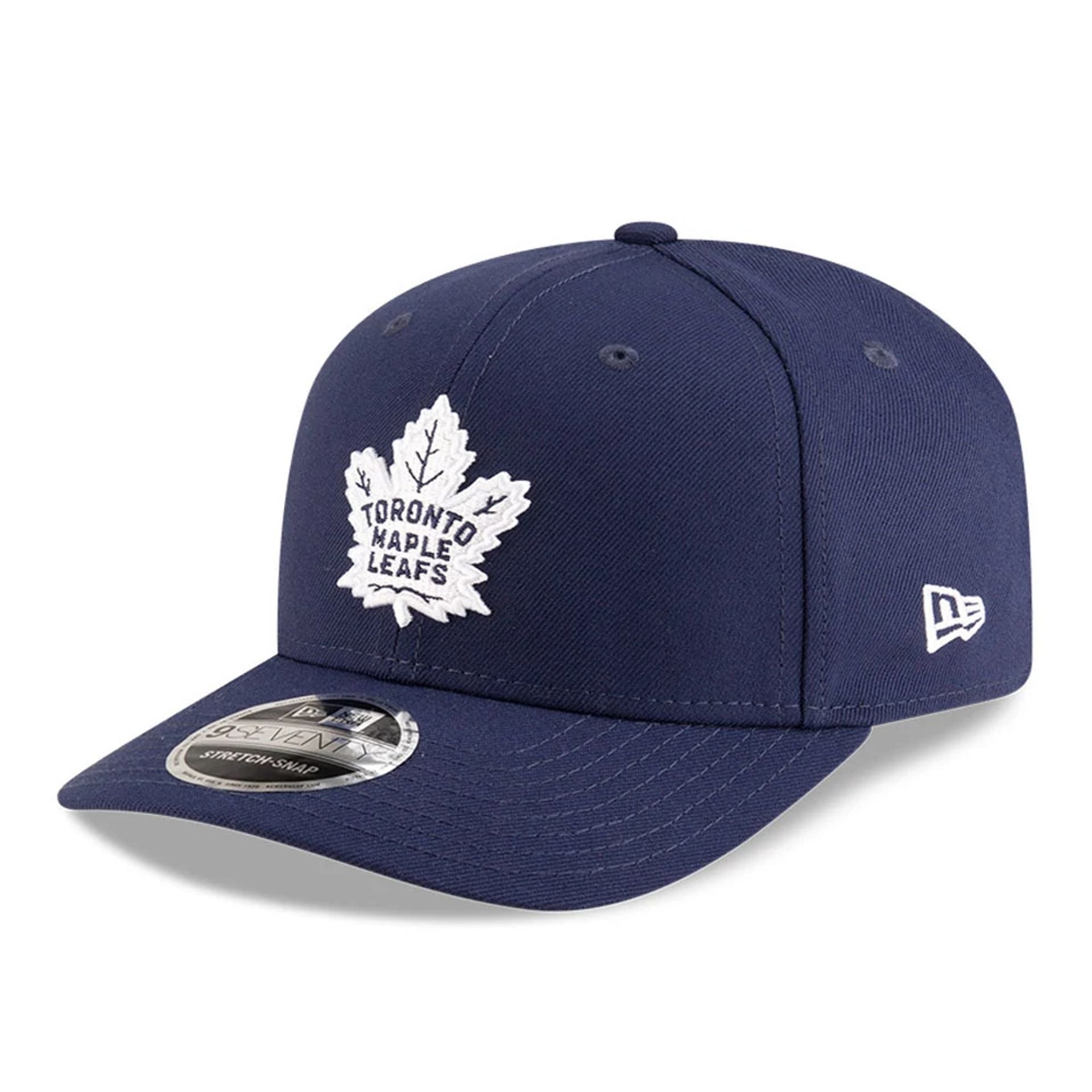 This is a Toronto Maple Leafs NHL Team Navy 9SEVENTY Stretch Snap Adjustable Cap 1