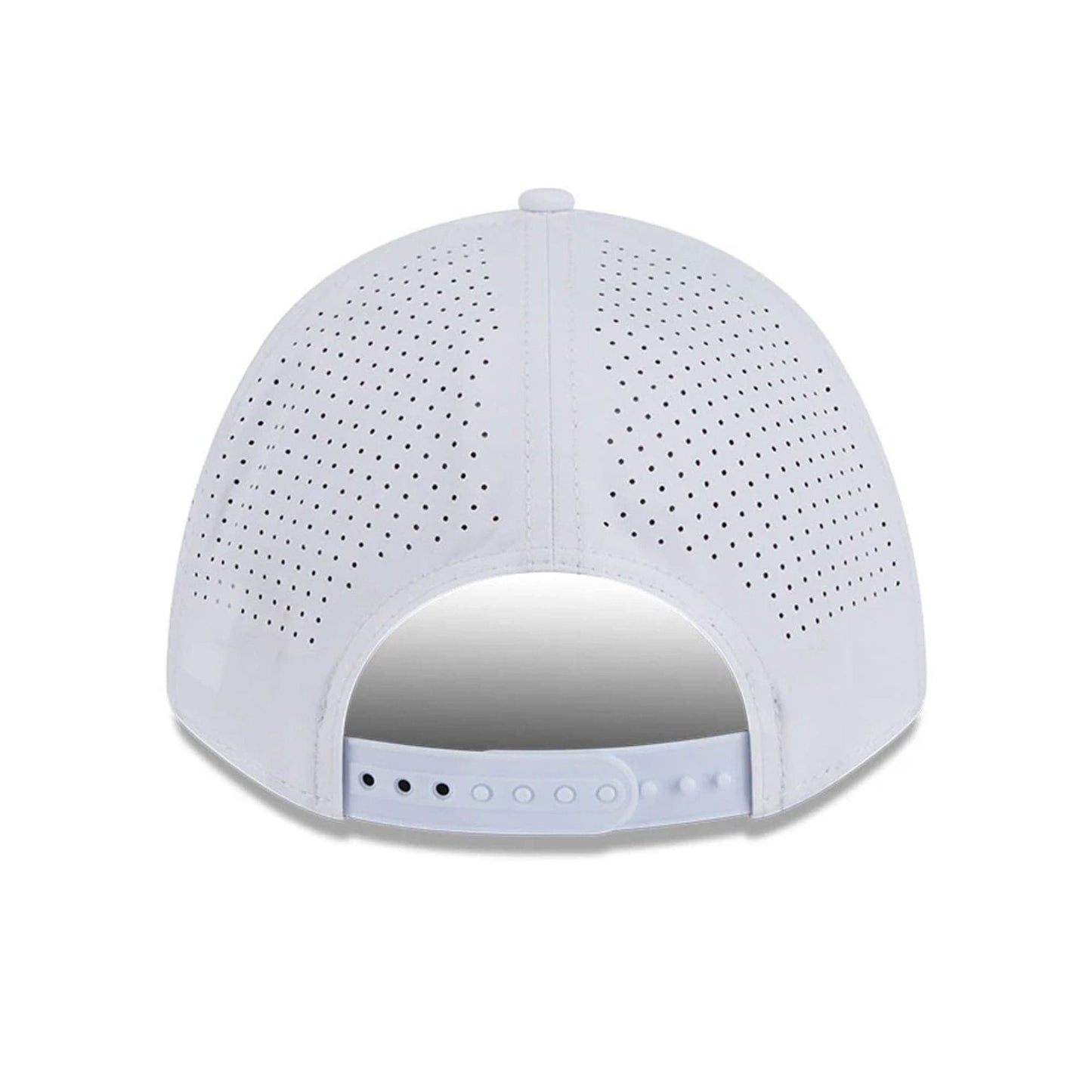 This is a Smash LIV Golf 2025 White 9FORTY M-Crown A-Frame Adjustable Cap 7