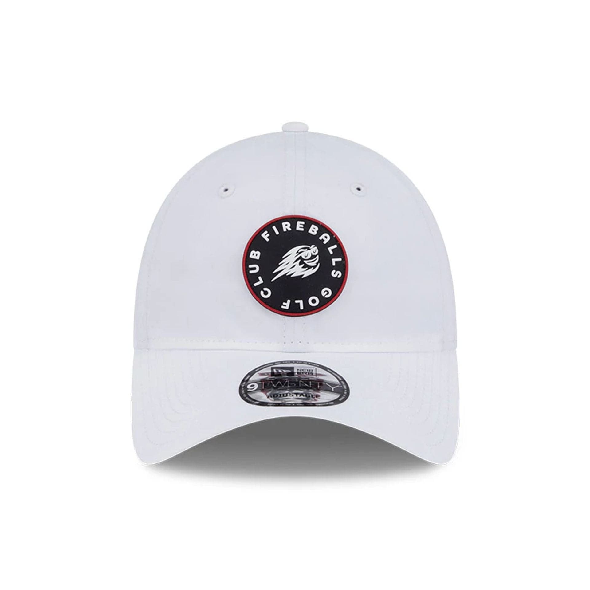 This is a Fireballs LIV Golf 2025 White 9TWENTY Adjustable Cap 2