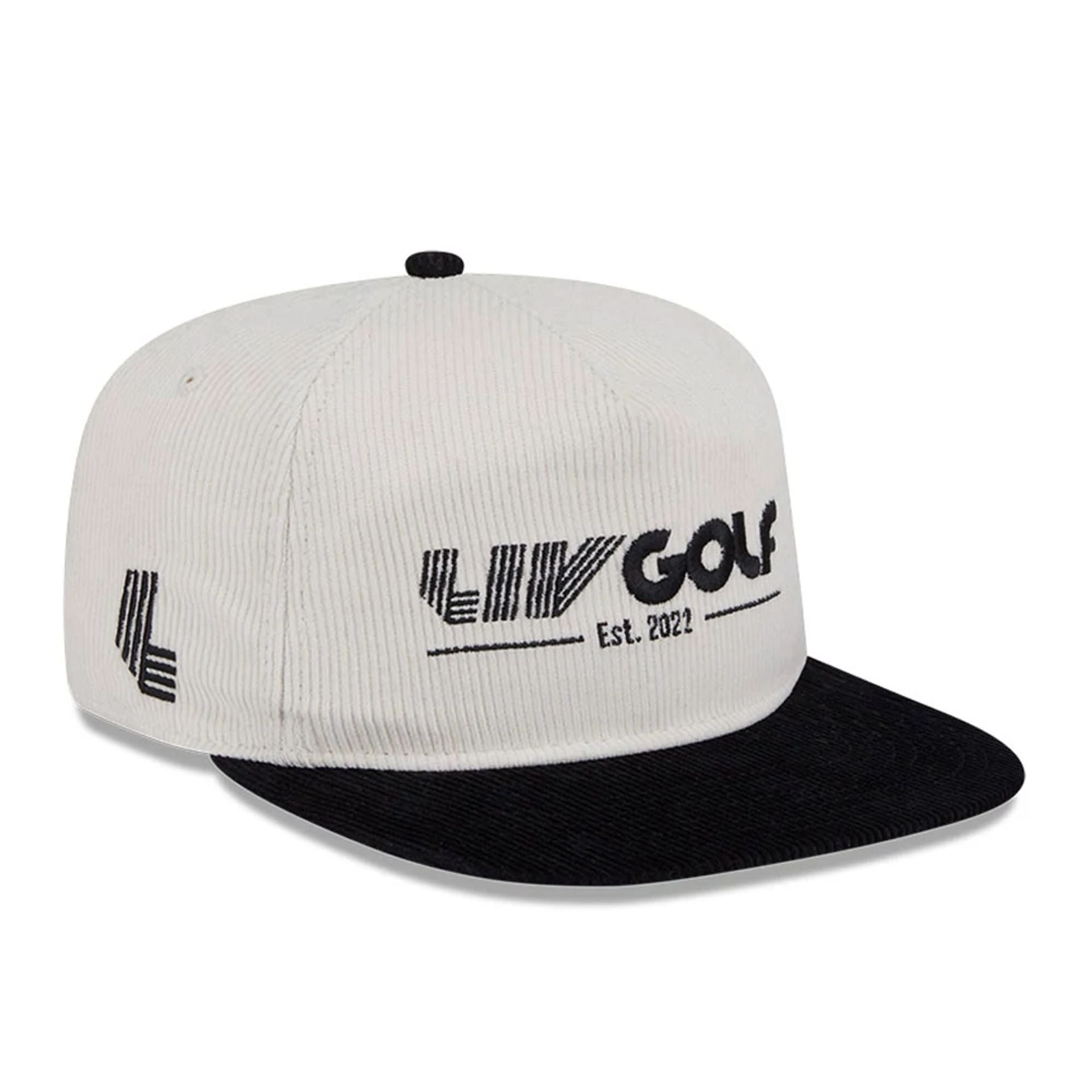 This is a LIV Golf 2025 White 19TWENTY Adjustable Cap 1