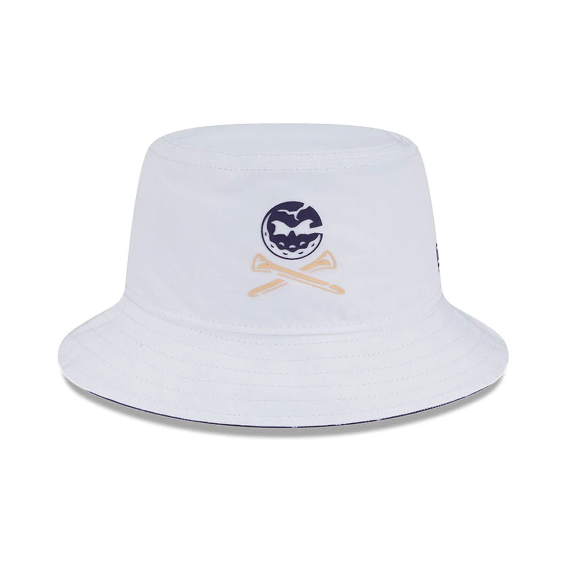 This is a Crushers LIV Golf 2025 White Bucket Hat 2