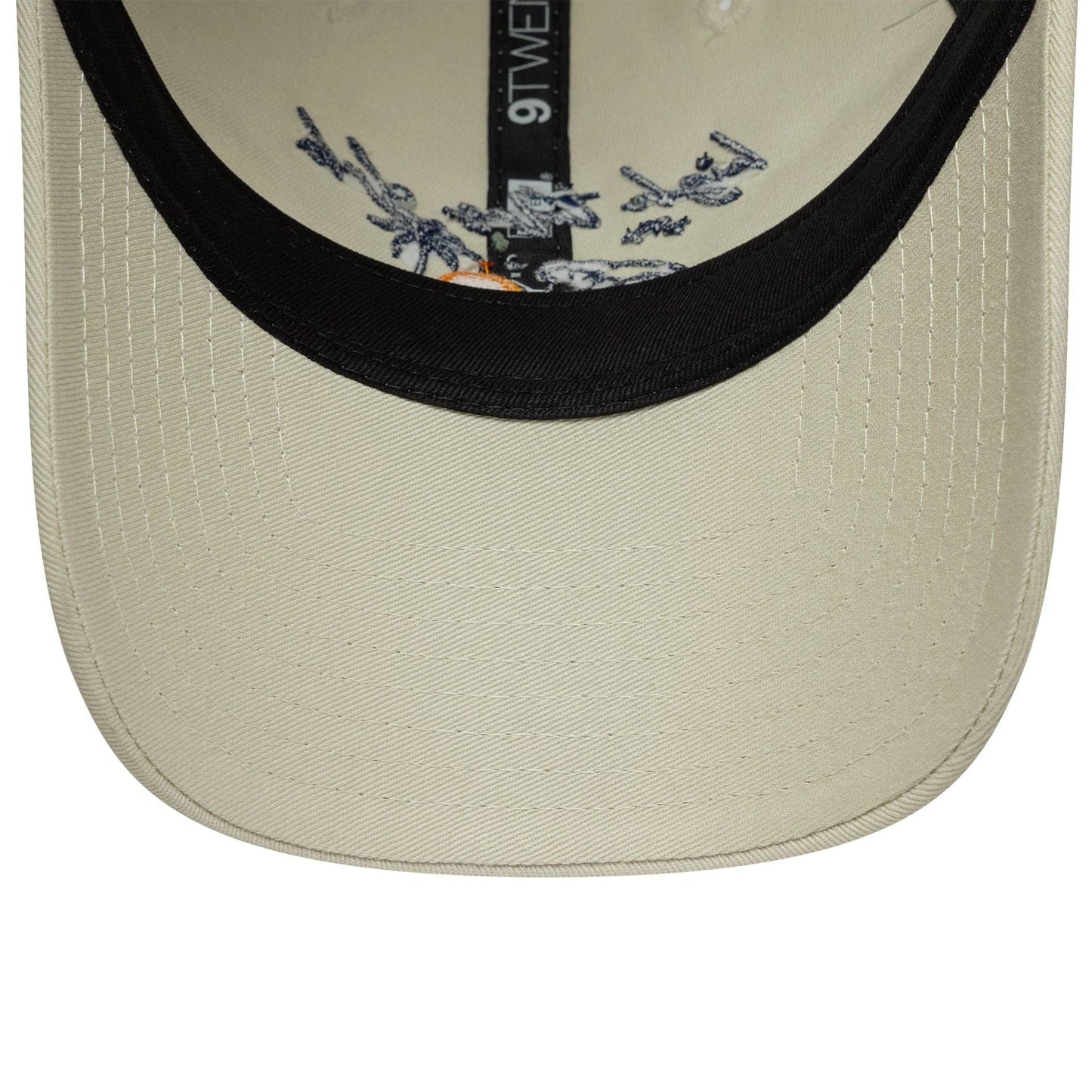 This is a New Era Beach Icon Light Beige 9TWENTY Adjustable Cap 7