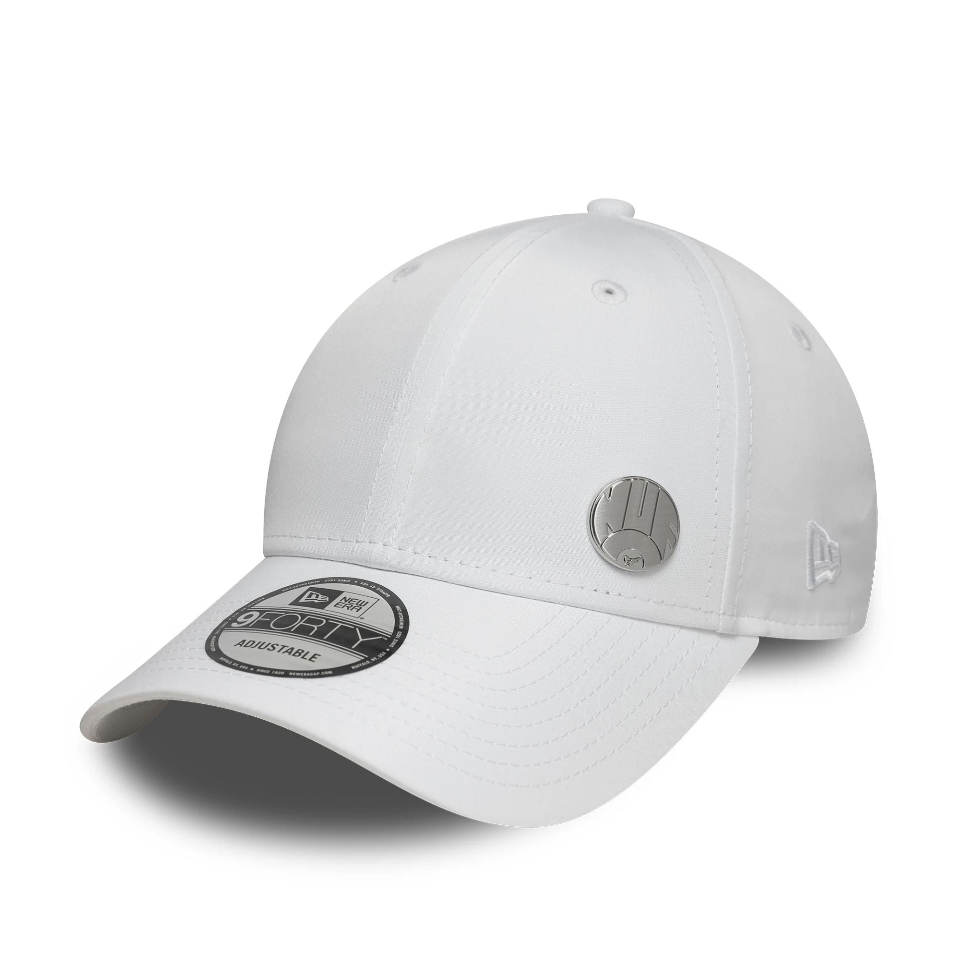 This is a Newcastle United FC Flawless Pin White 9FORTY Adjustable Cap 1
