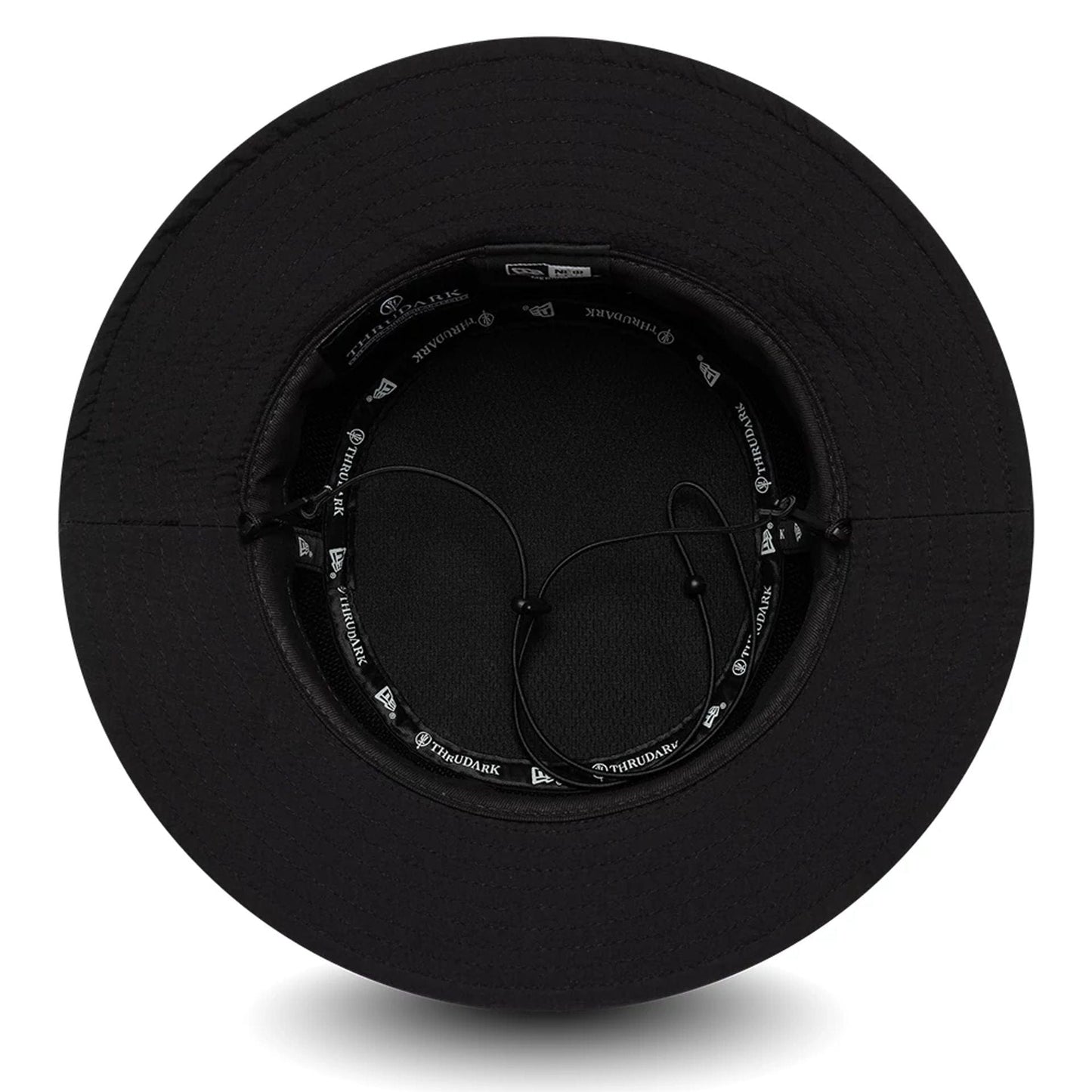 This is a Thrudark x New Era Ripstop Black Adventure Bucket Hat 5