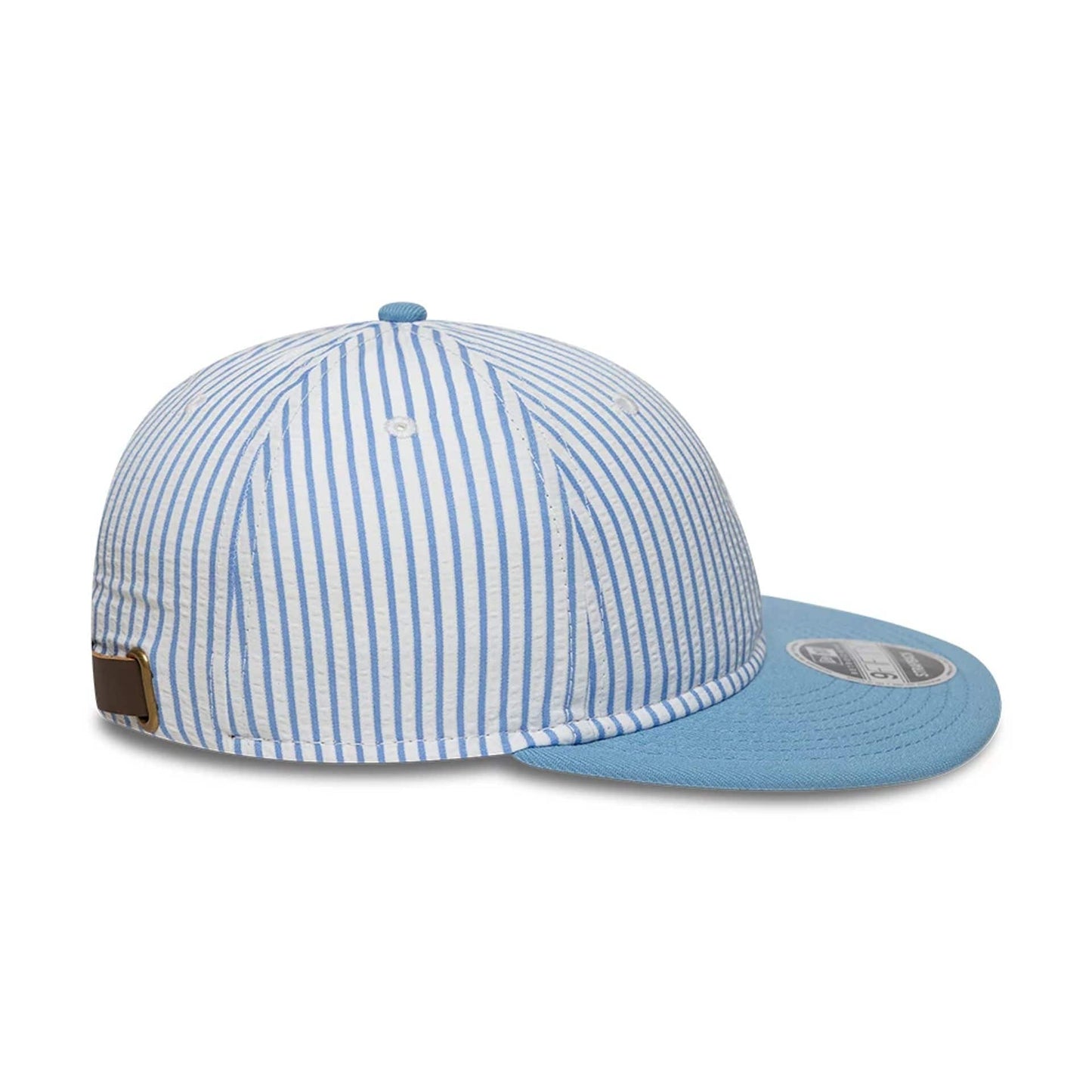 This is a New Era Pinstripe Pastel Blue Retro Crown 9FIFTY Adjustable Cap 7