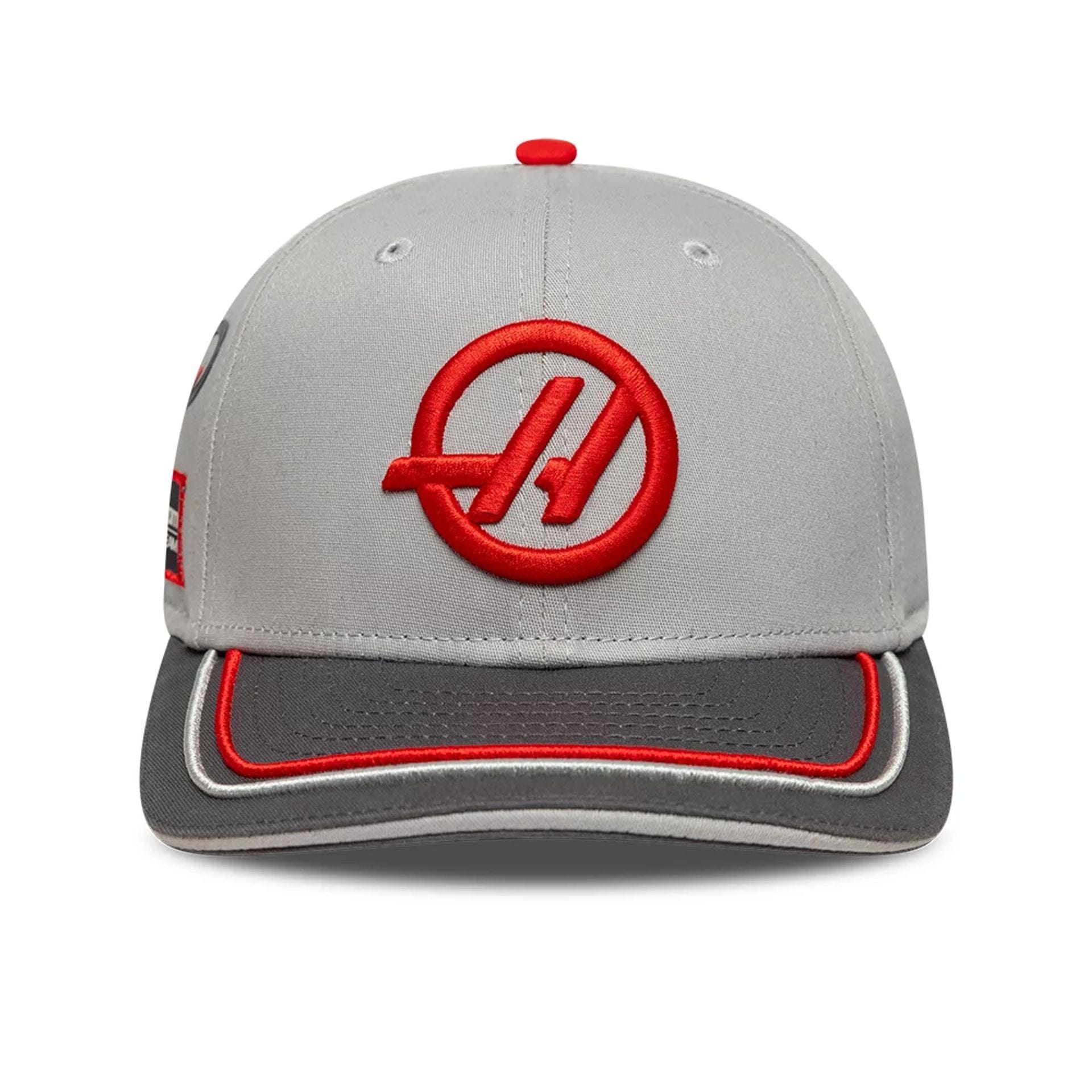 This is a MoneyGram Hass F1 Team 200th Race Dark Grey 9SEVENTY Snapback Adjustable Cap 2