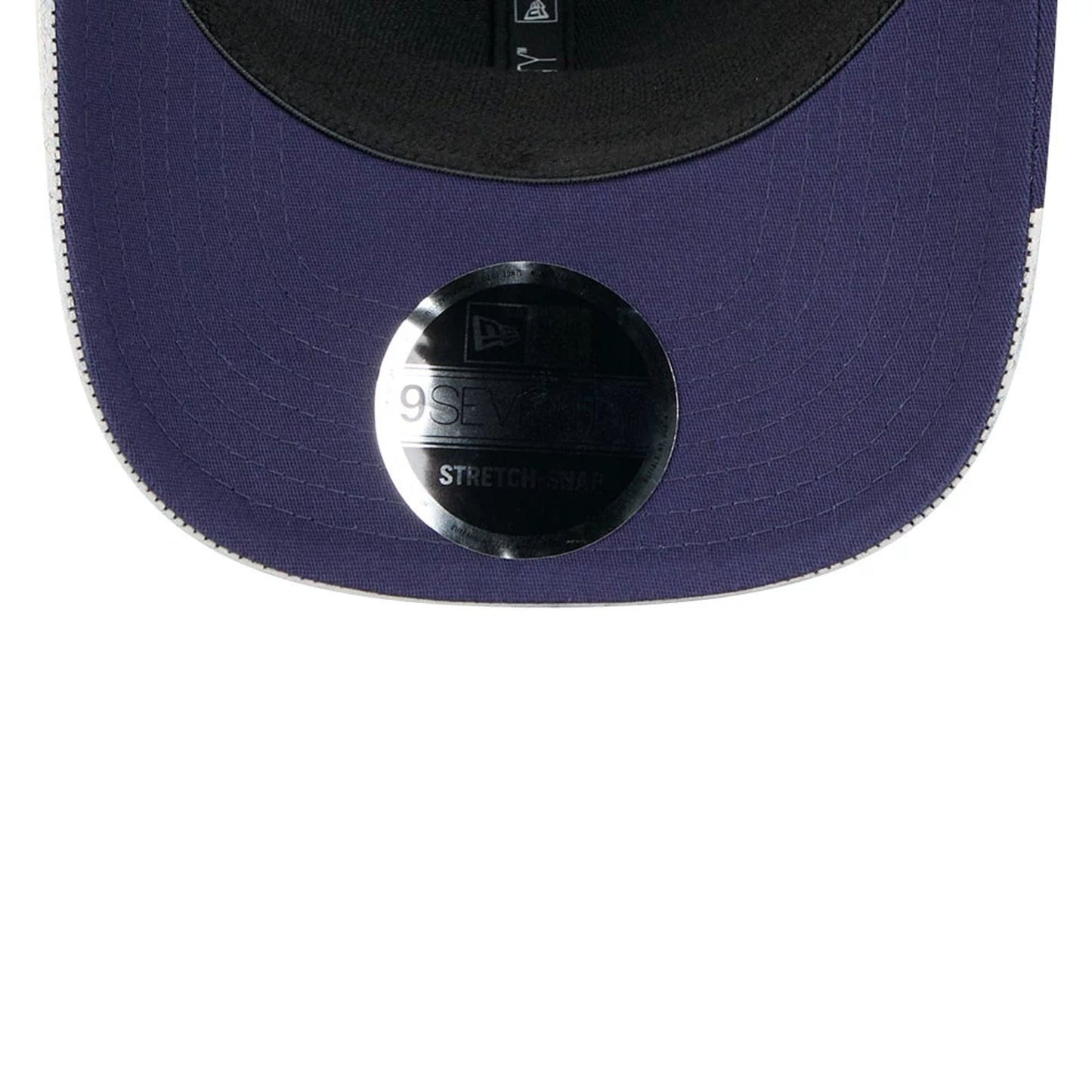 This is a MoneyGram Haas Formula 1 Vegas Race Special Navy 9SEVENTY Stretch Snap Adjustable Cap 7