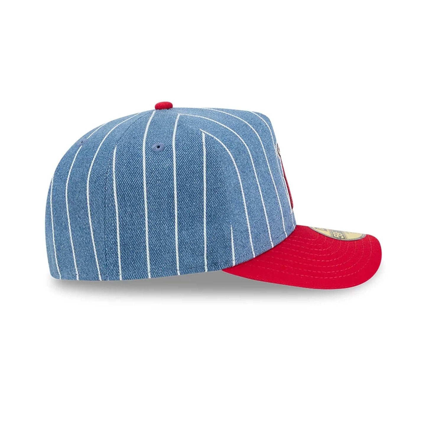 This is a LA Angels MLB Parallel Red 59FIFTY A-Frame Fitted Cap 7