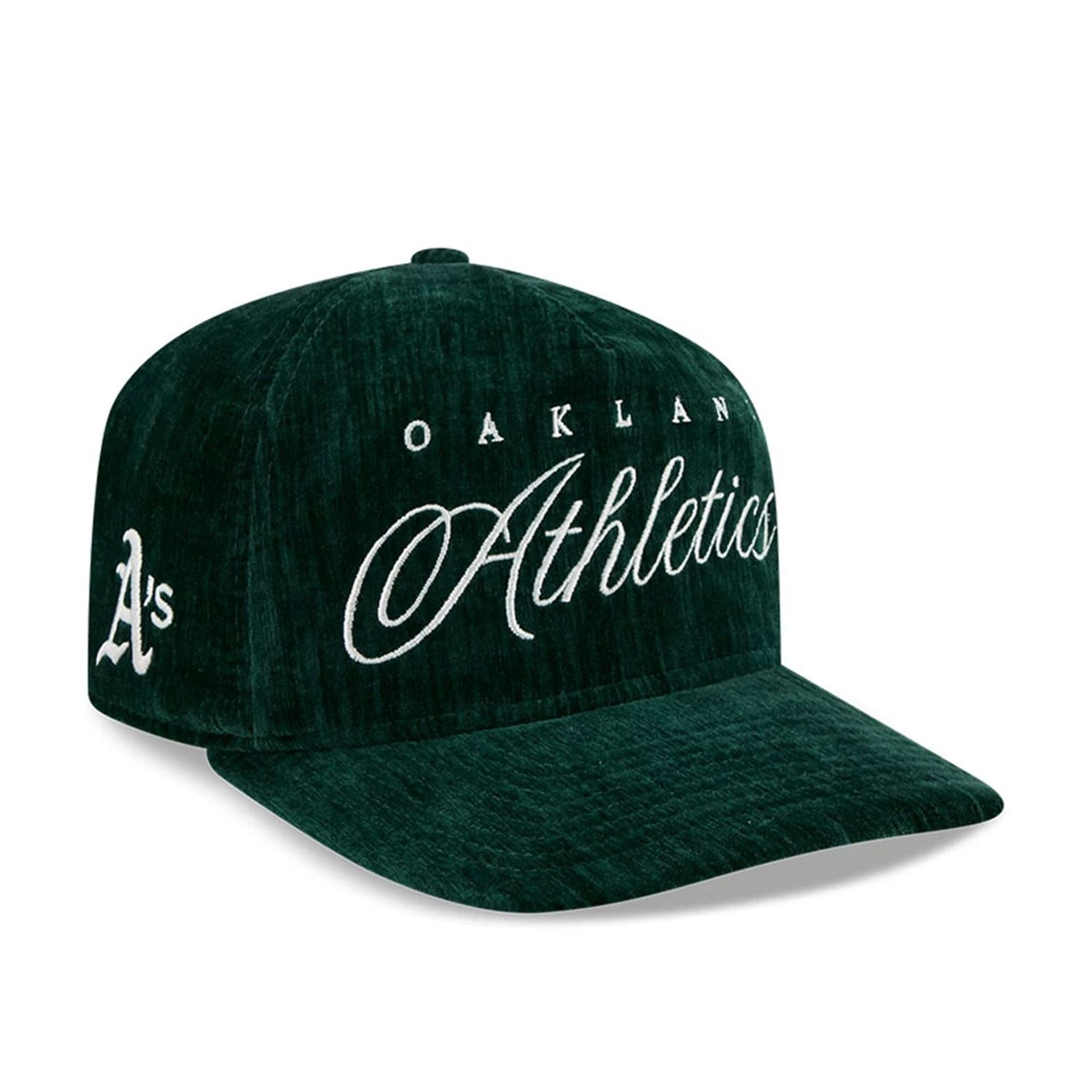 This is a Athletics MLB Team Script Dark Green 19TWENTY Adjustable Cap 1