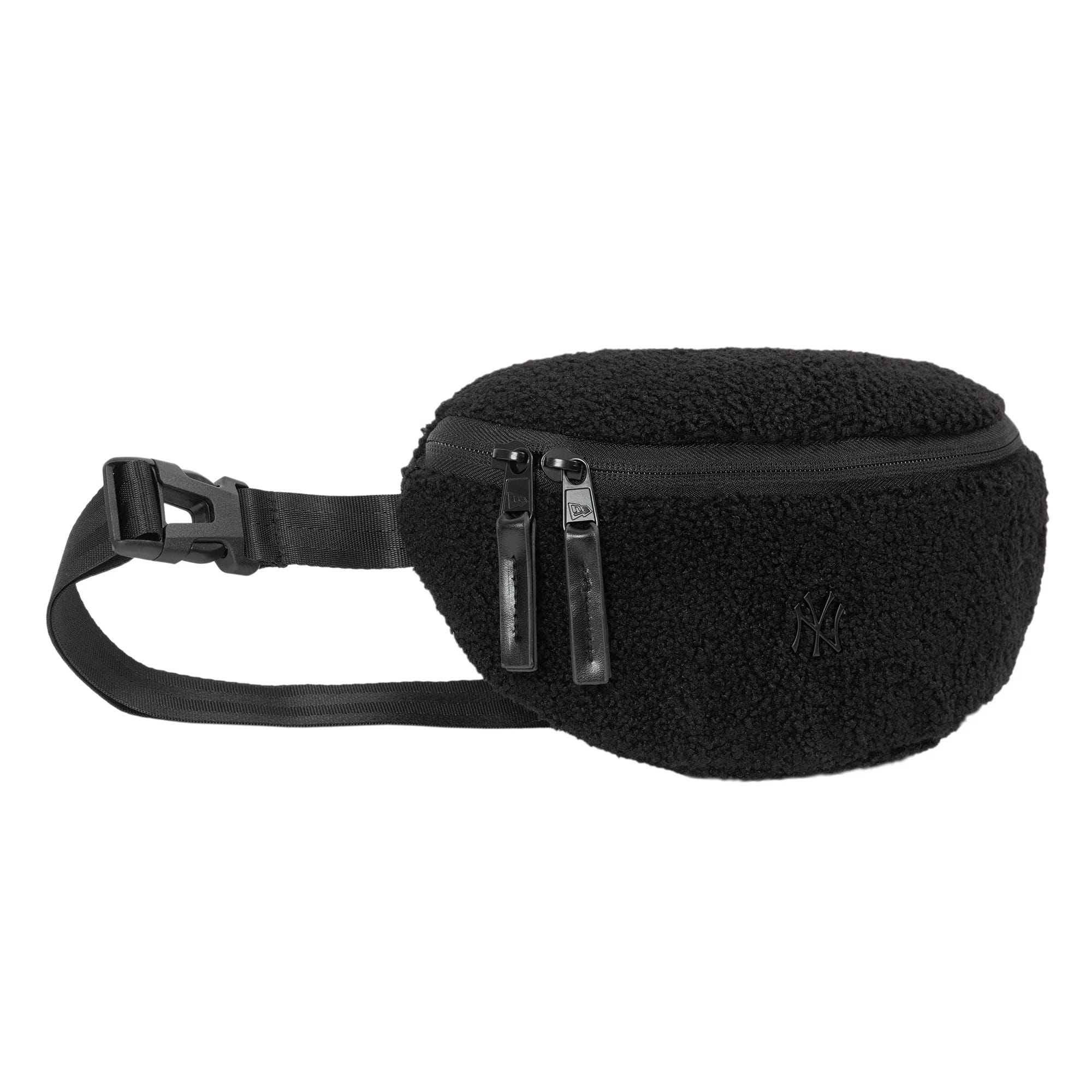 This is a New York Yankees MLB Borg Pin Black Waist Bag 2