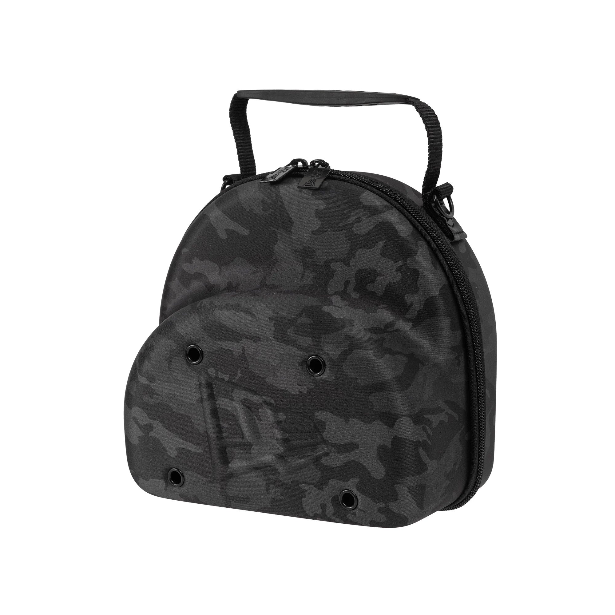 This is a New Era Camo Black 2Pk 59FIFTY Cap Carrier 4