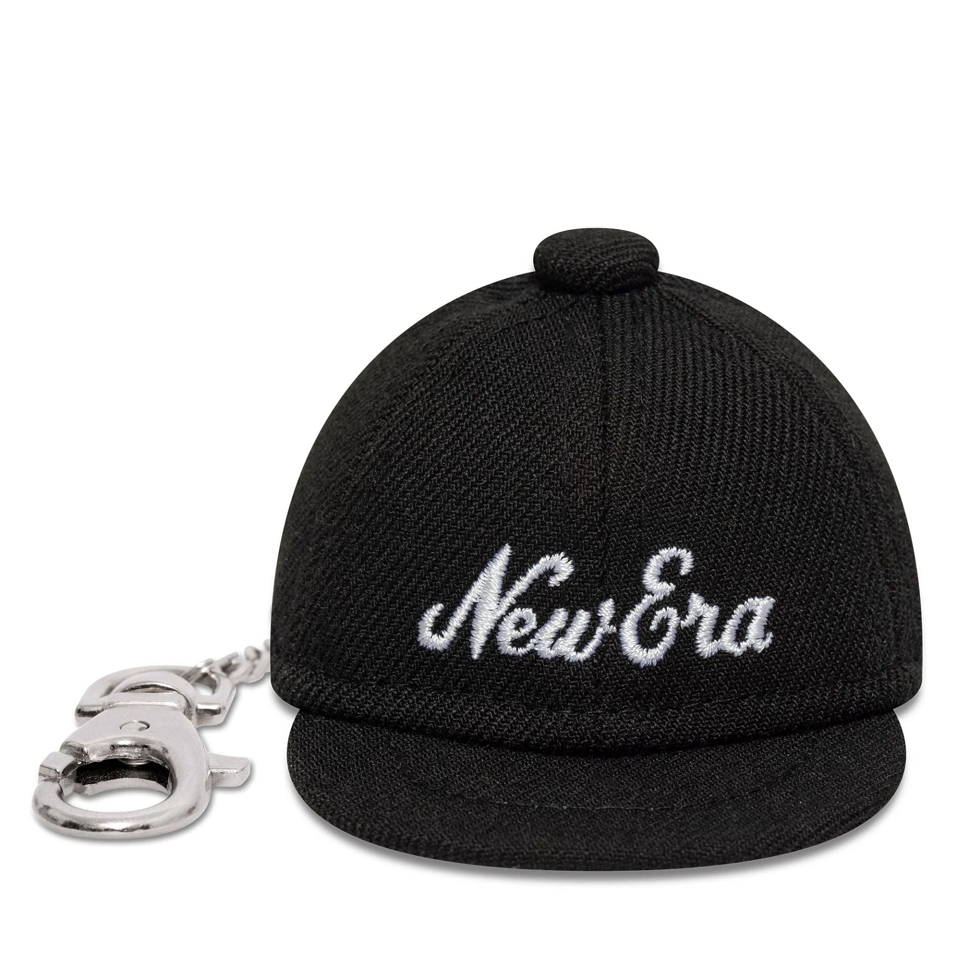 This is a New Era Mini Cap Black Key Chain 2