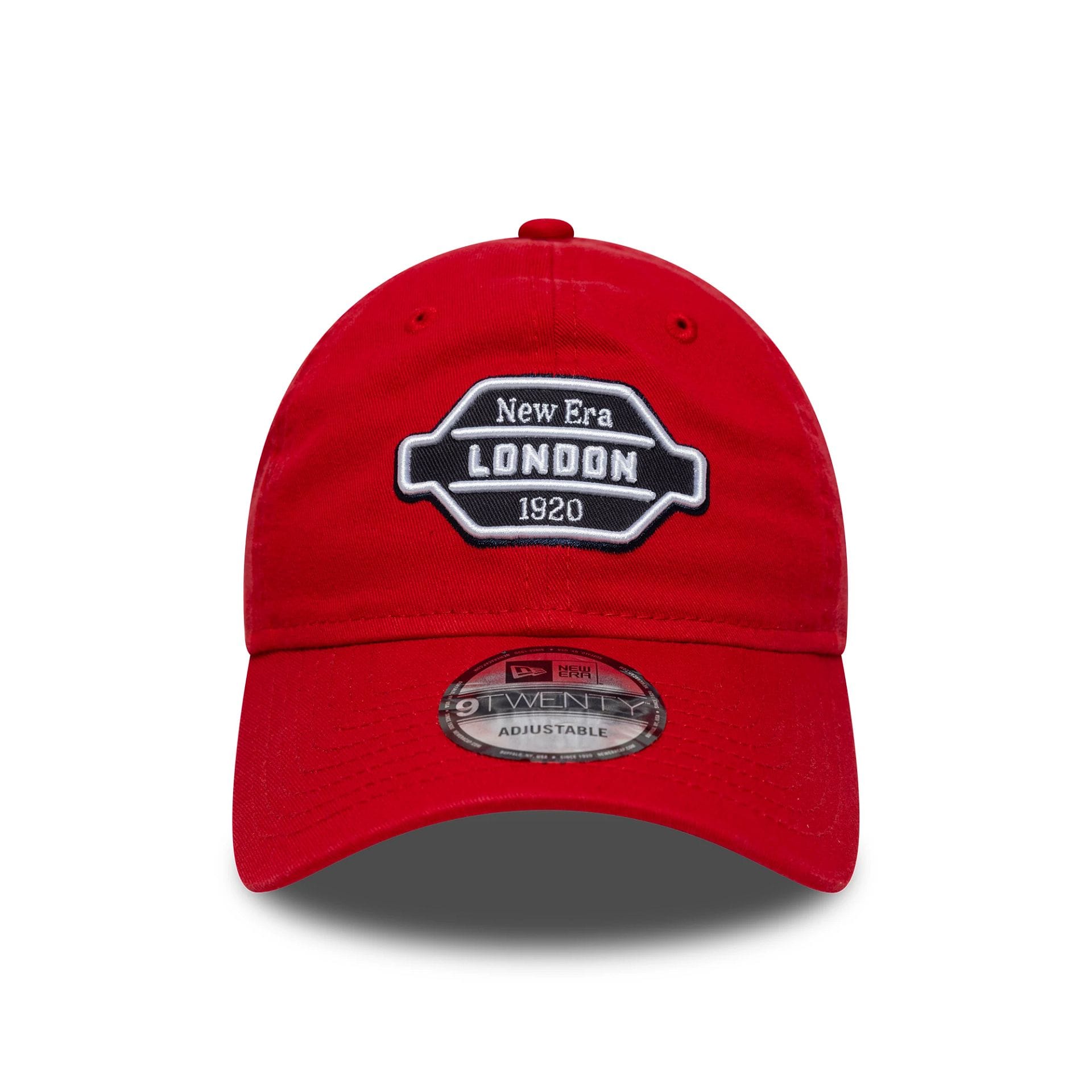 This is a New Era London Red 9TWENTY Adjustable Cap 2