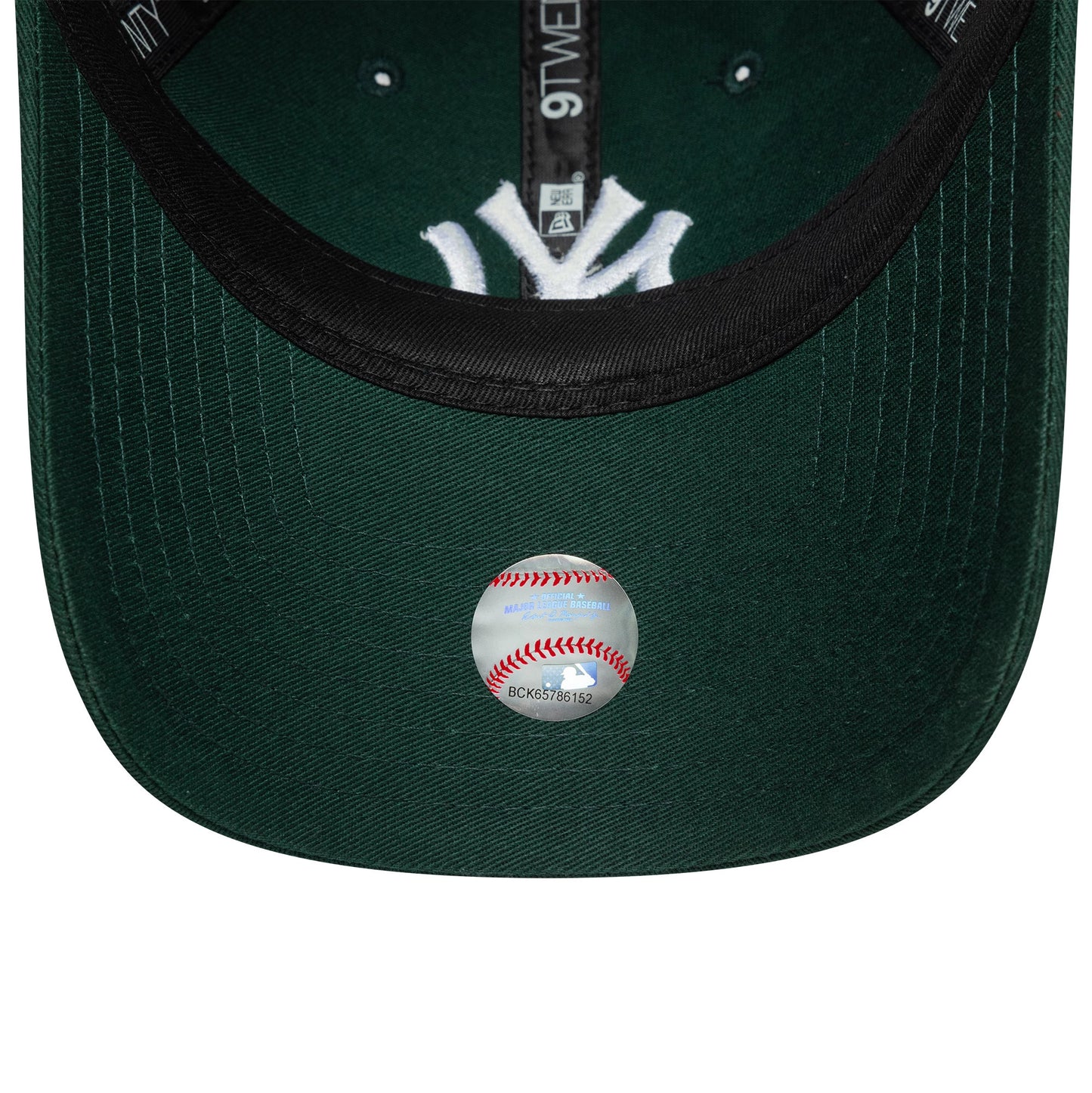 This is a New York Yankees Womens MLB League Essential Dark Green 9TWENTY Adjustable Cap 5