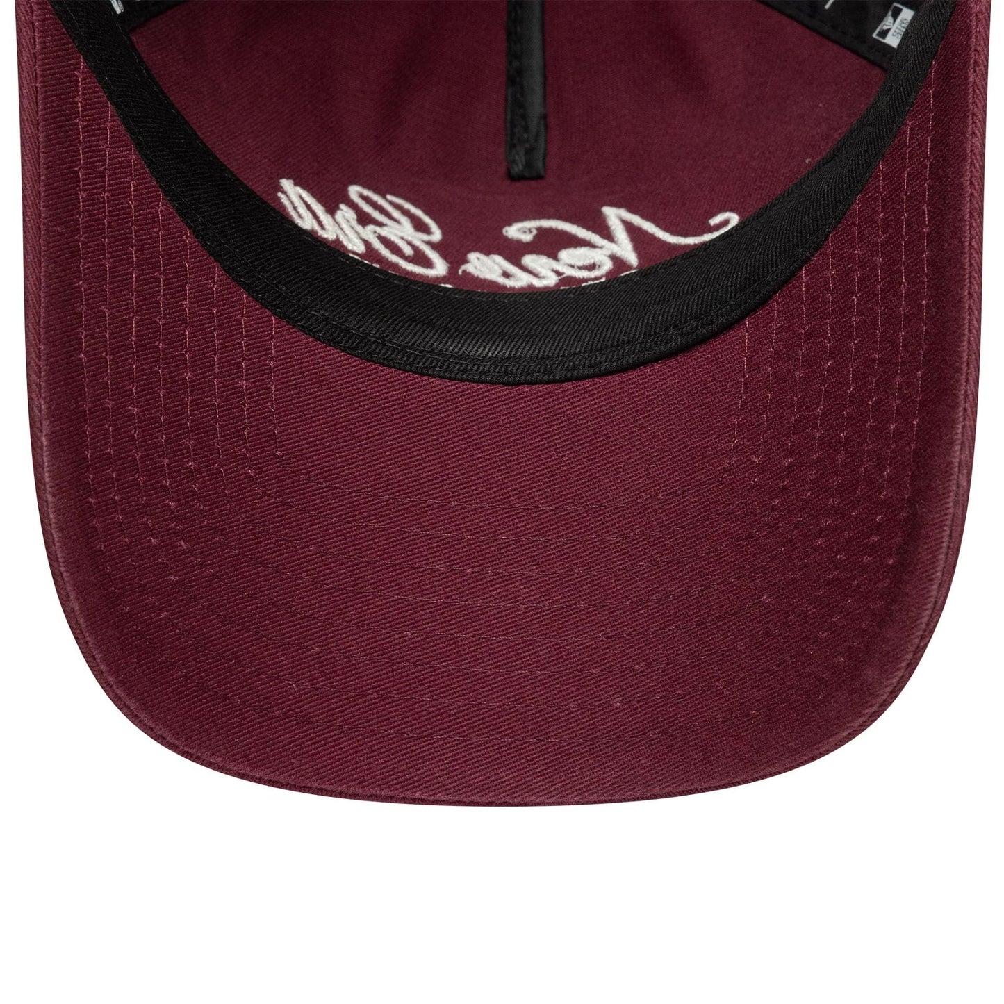 This is a Womens New Era Dark Red 9TWENTY A-Frame Adjustable Cap 5