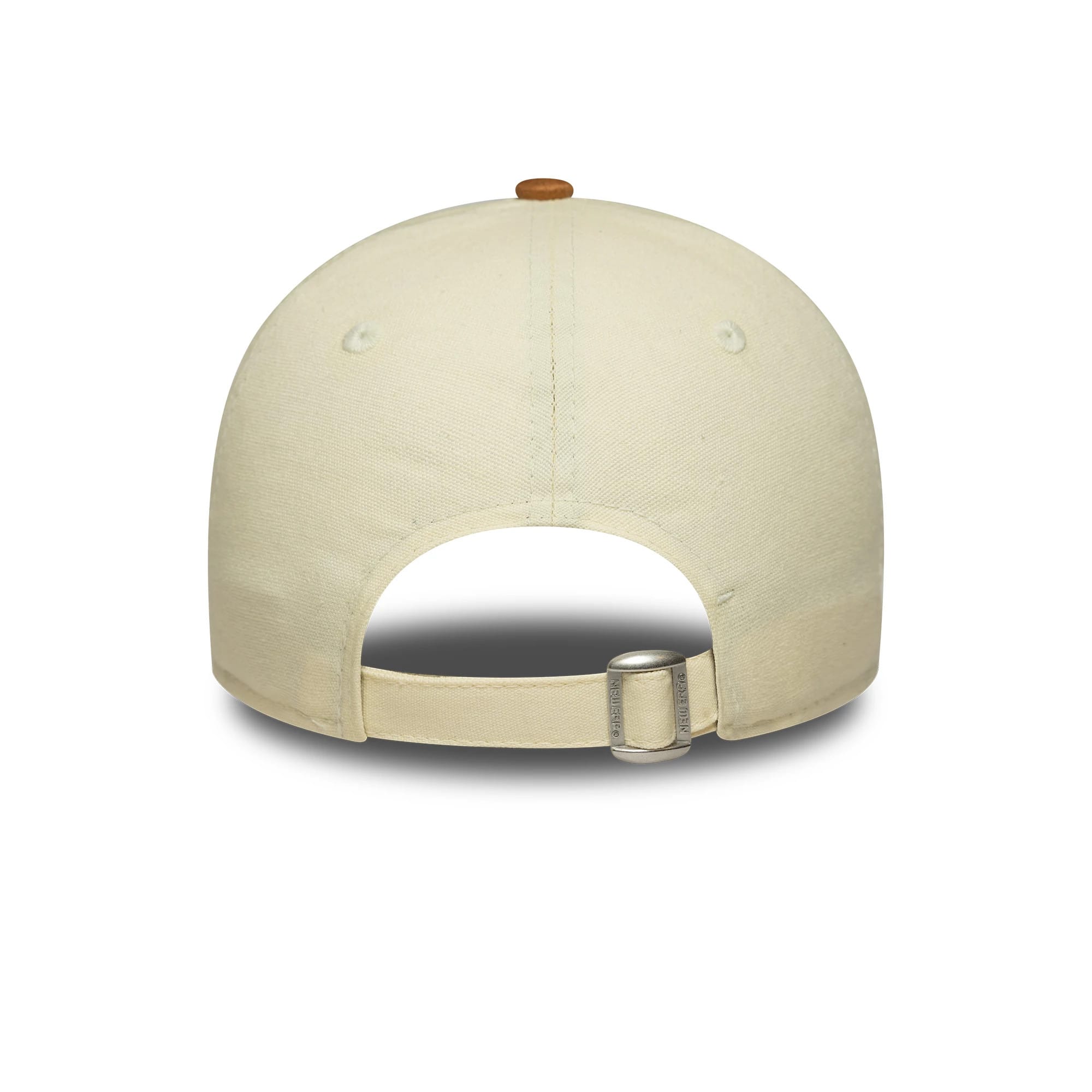 This is a New York Yankees Womens MLB Faux Suede Cream 9FORTY Adjustable Cap 4