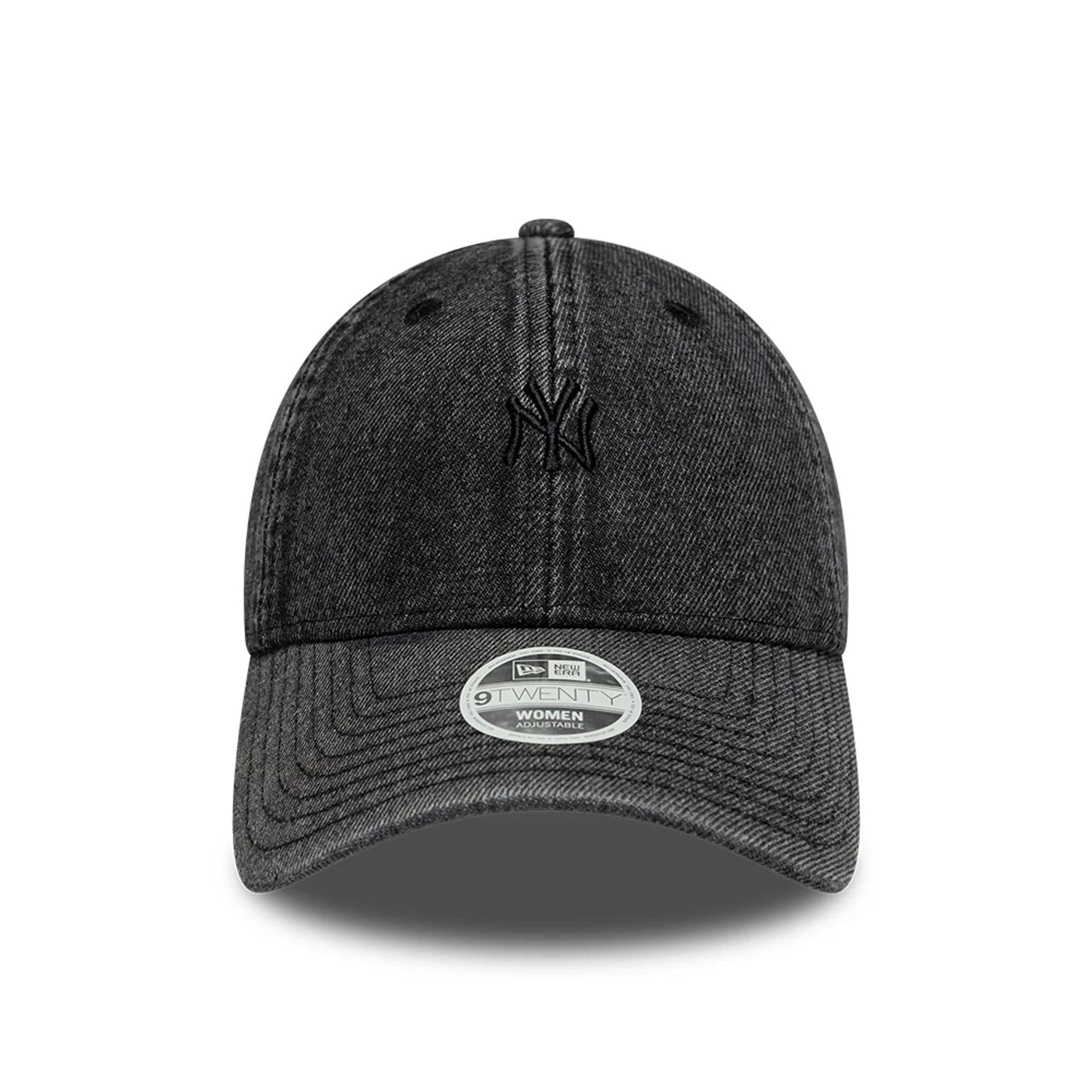 This is a New York Yankees Womens MLB Denim Black 9TWENTY Adjustable Cap 2