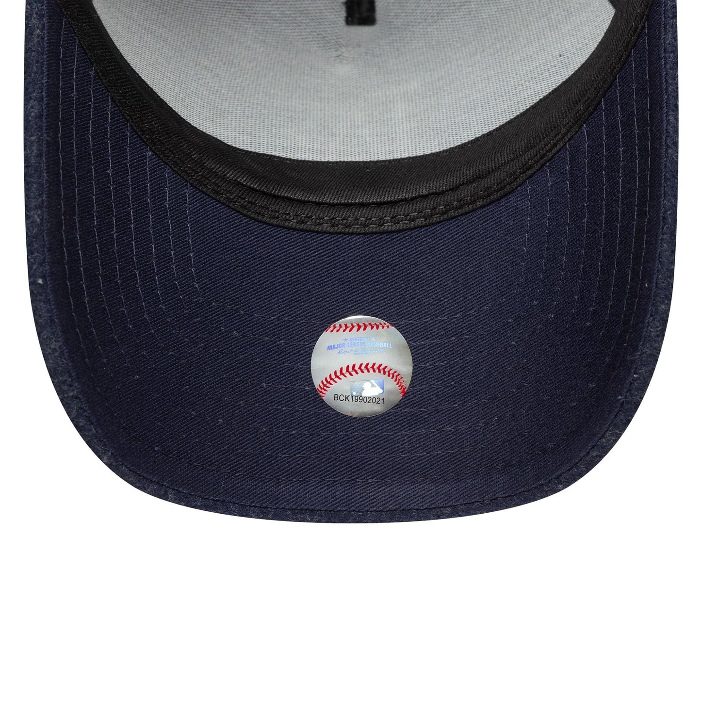 This is a LA Dodgers MLB Melton Navy 9FORTY E-Frame Adjustable Cap 5