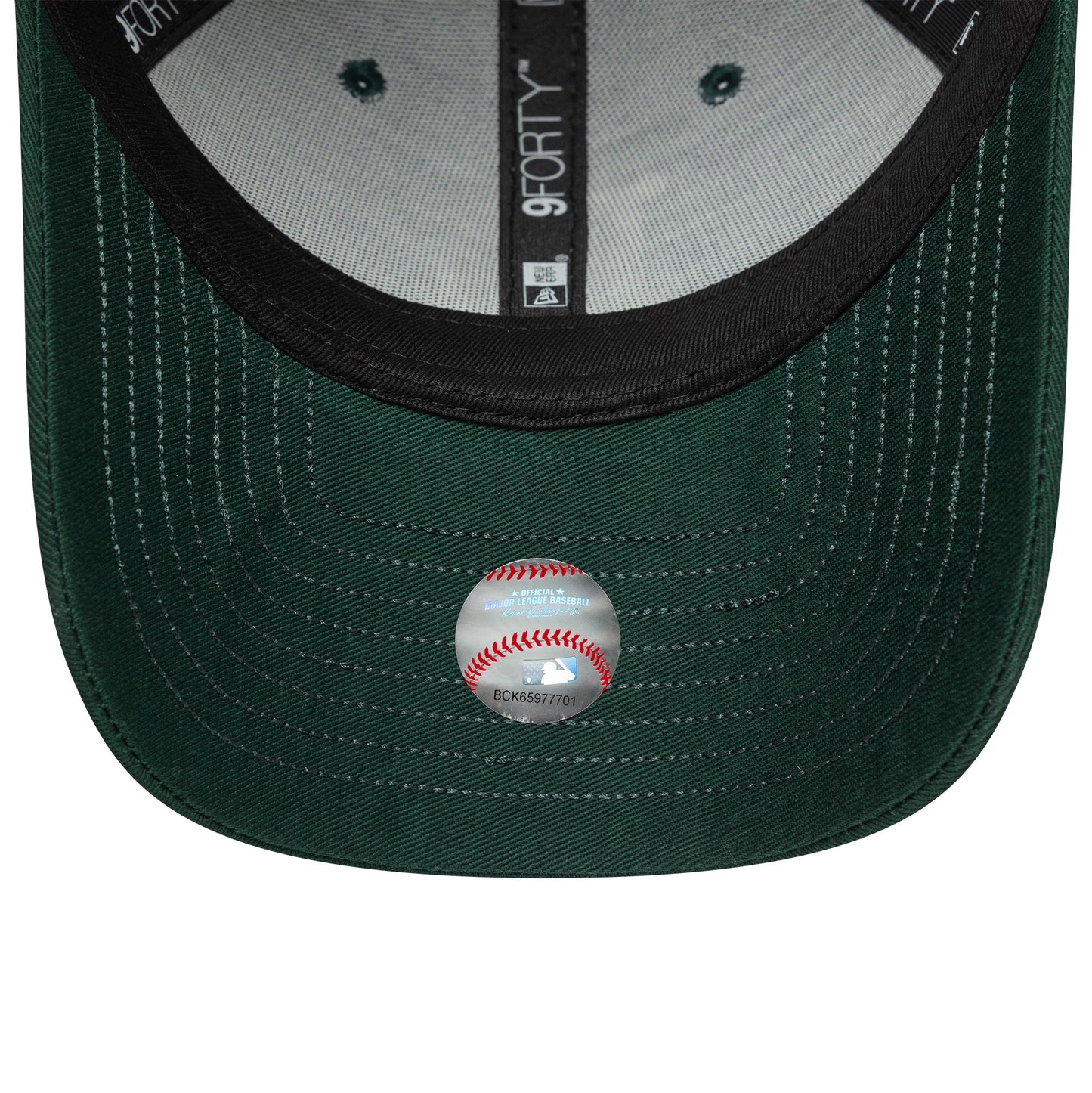 This is a LA Dodgers MLB Visor Script Dark Green 9FORTY Adjustable Cap 5