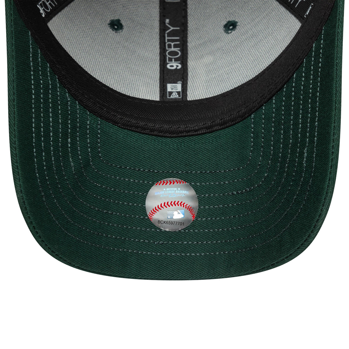 This is a LA Dodgers MLB Visor Script Dark Green 9FORTY Adjustable Cap 5