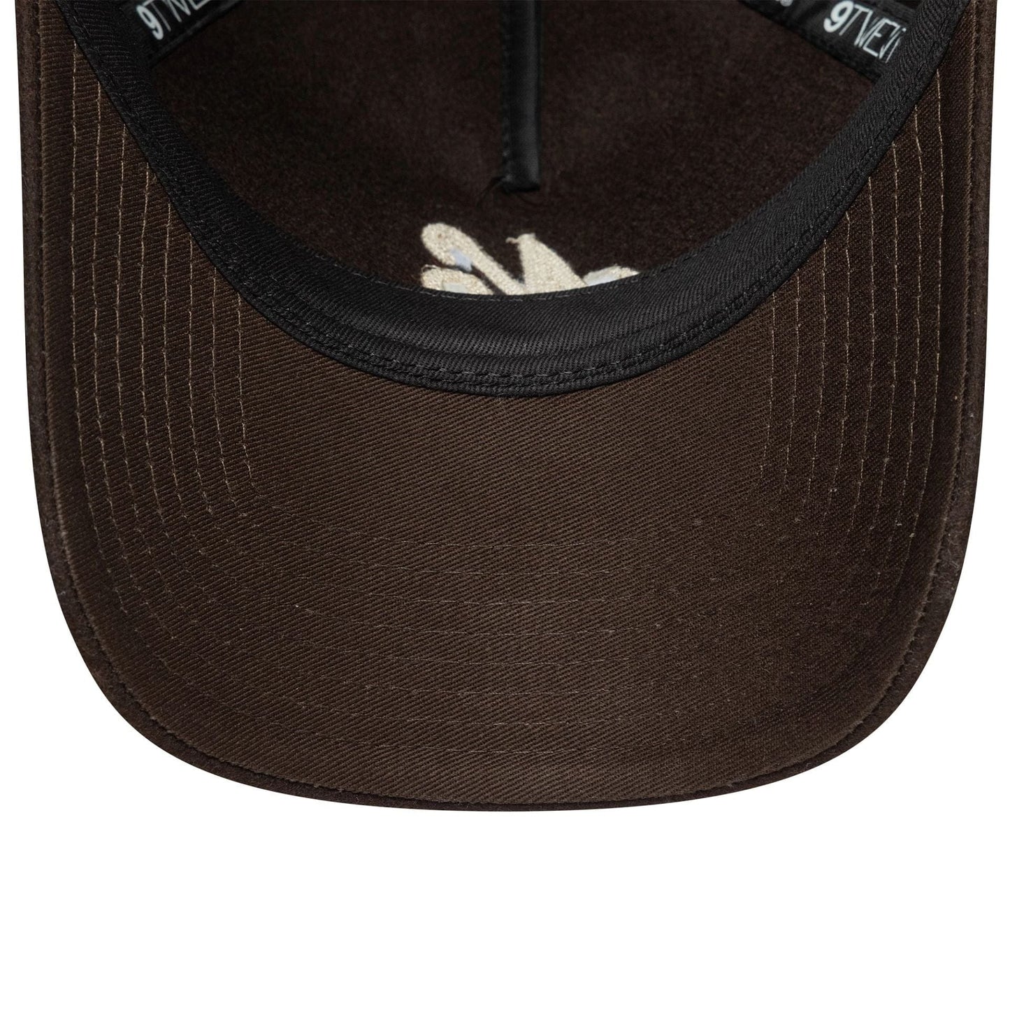 This is a New Era Melton Wool Dark Brown 9TWENTY A-Frame Adjustable Cap 5