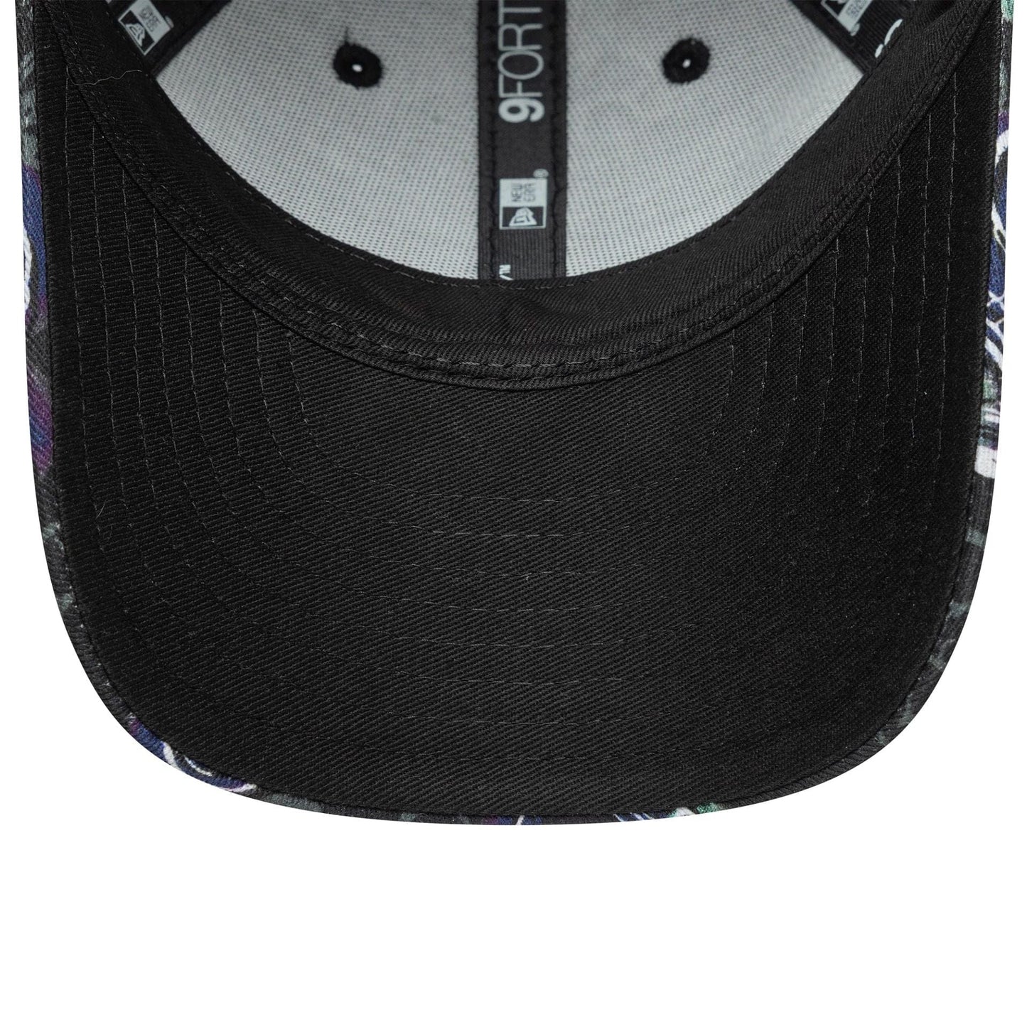 This is a Child New Era Space All Over Print Black 9FORTY Adjustable Cap 5