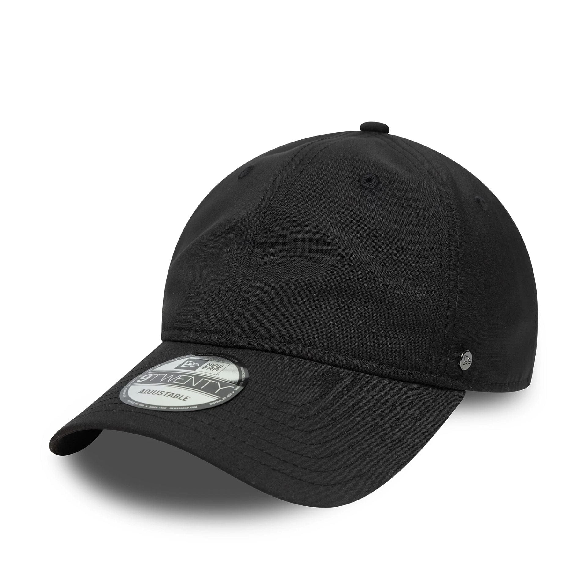 This is a New Era Olmetex Pin Black 9TWENTY Adjustable Cap 1