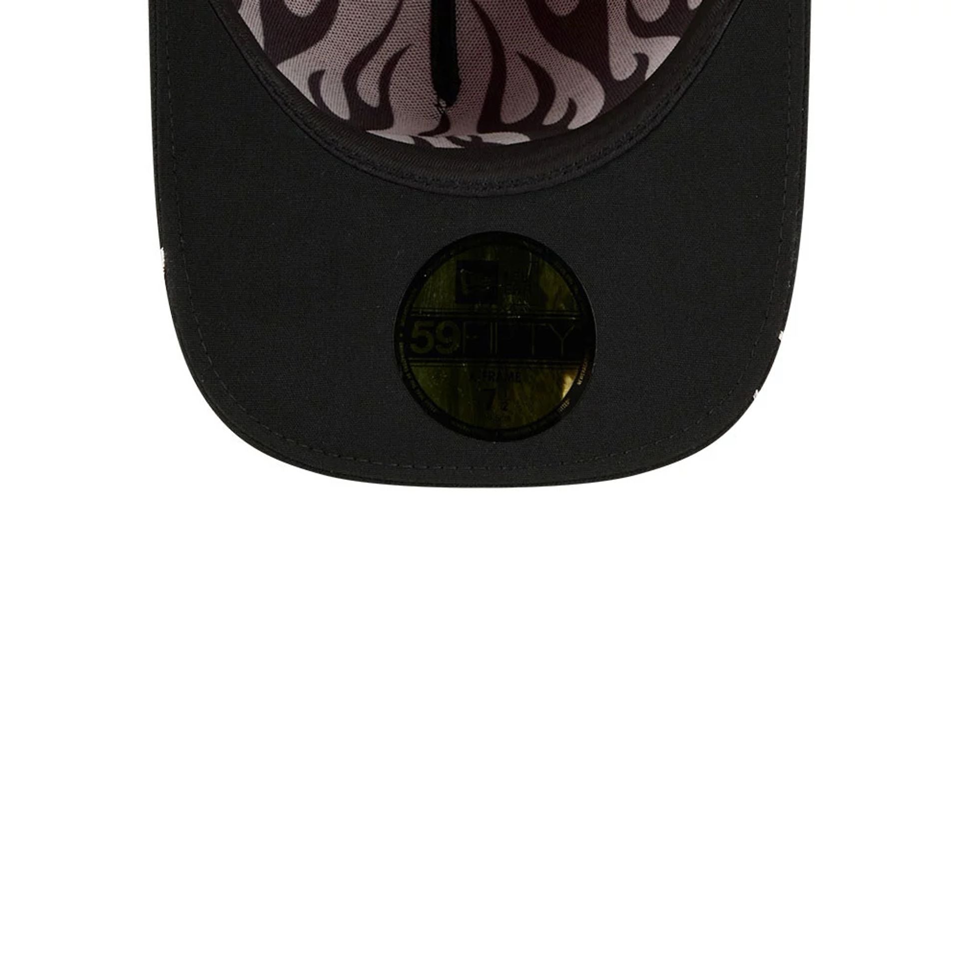 This is a Cincinnati Reds MLB Bristol 2025 Red 59FIFTY A-Frame Fitted Cap 2