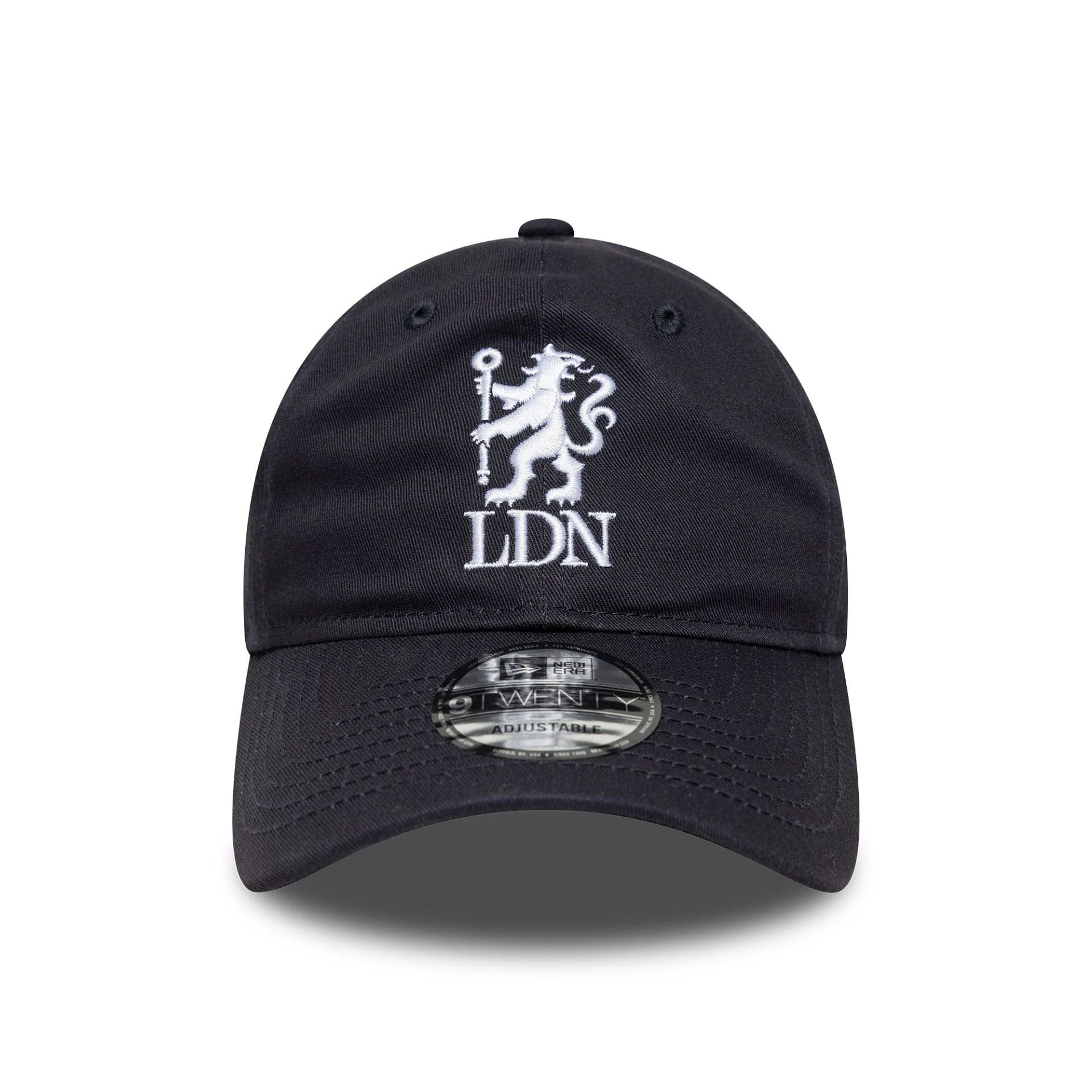 This is a Chelsea FC Lion Crest London Navy 9TWENTY Adjustable Cap 2