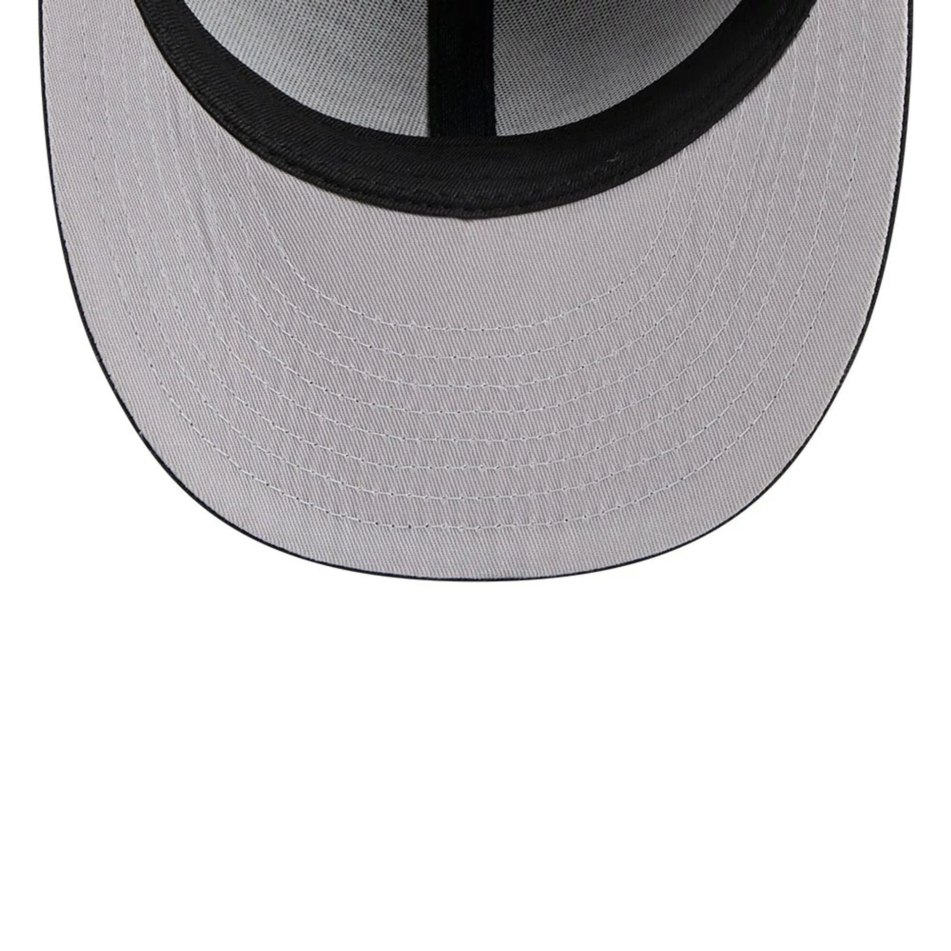 This is a LA Dodgers Three Looms x MLB Floral Cord Black Low Profile 59FIFTY Fitted Cap 2