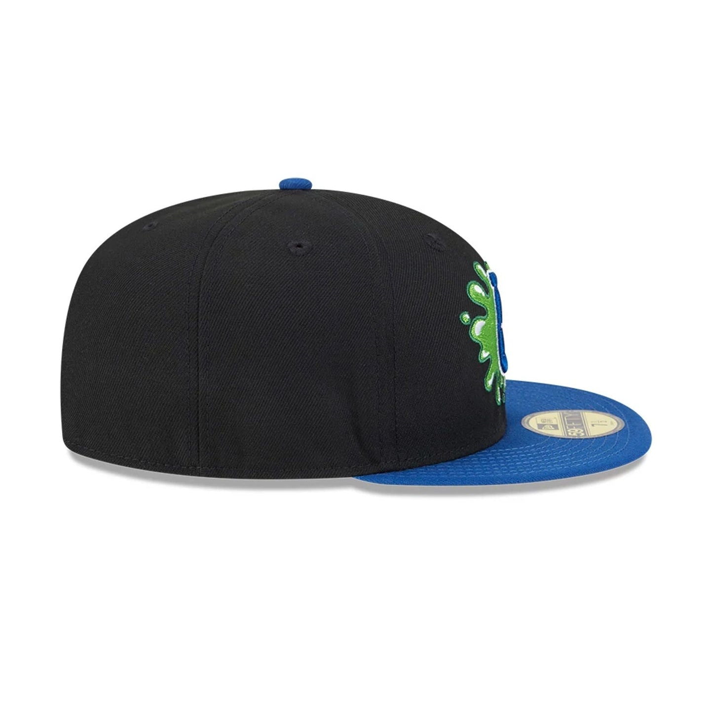 Pictured is this Indianapolis Colts NFL x Nickelodeon black 59FIFTY Fitted cap. 7