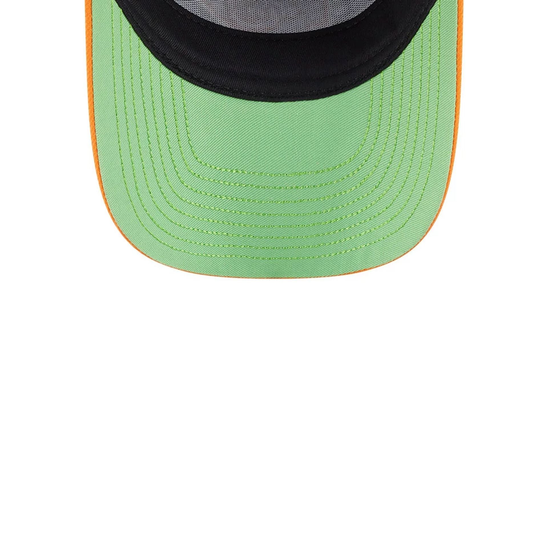 Pictured is this Kansas City Chiefs NFL x Nickelodeon black 9FORTY A-Frame cap. 2