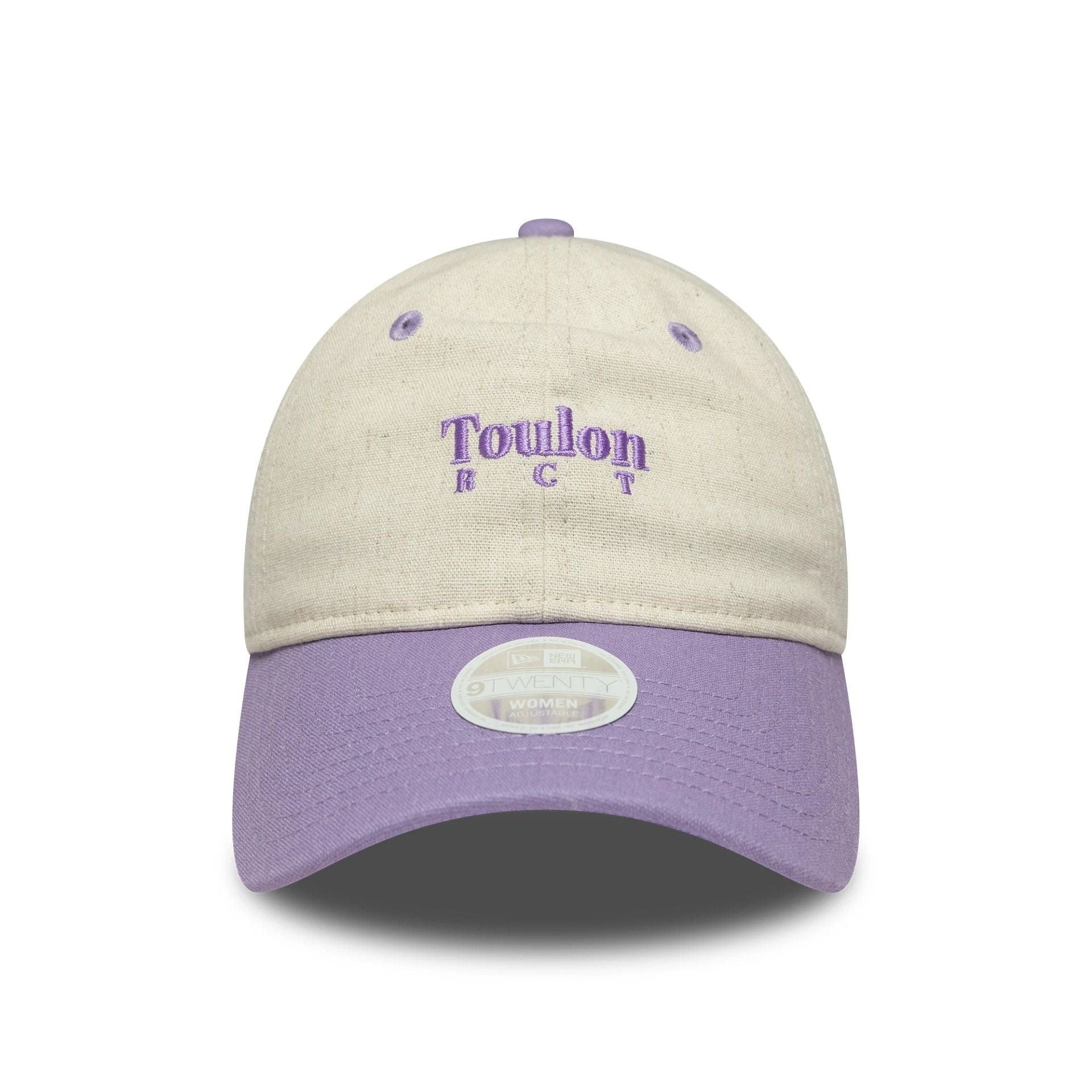 This is a RC Toulonnais Womens Linen Light Beige 9TWENTY Adjustable Cap 2