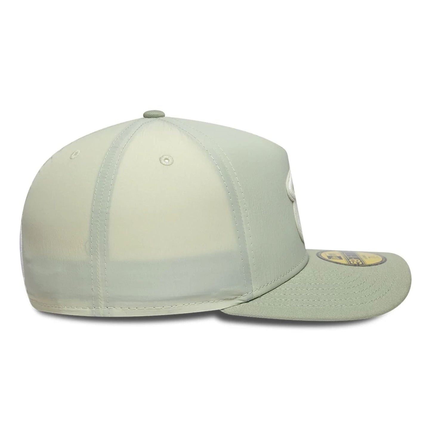 This is a Miami Heat Crinkle Pastel Green 59FIFTY A-Frame Fitted Cap 7