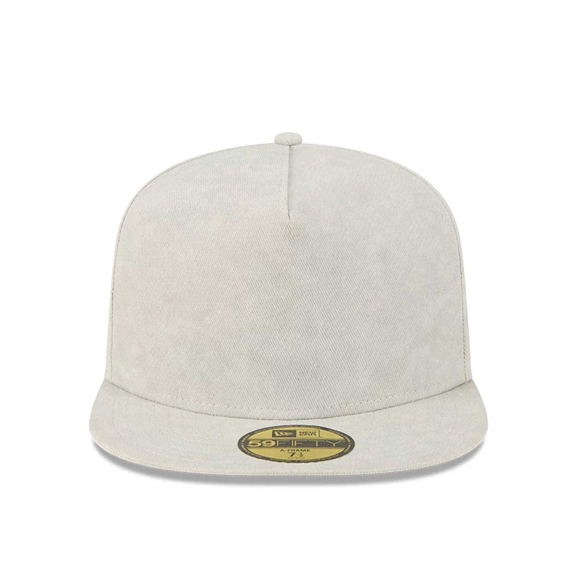This is a New Era Light Cream 59FIFTY A-Frame Fitted Cap 2