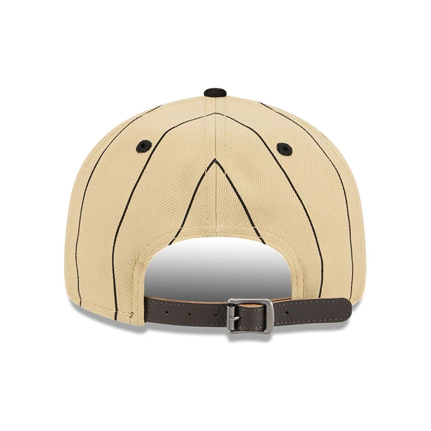 This is a Chicago Bulls Pinstripe Script Cream Retro Crown 9FIFTY Adjustable Cap 7