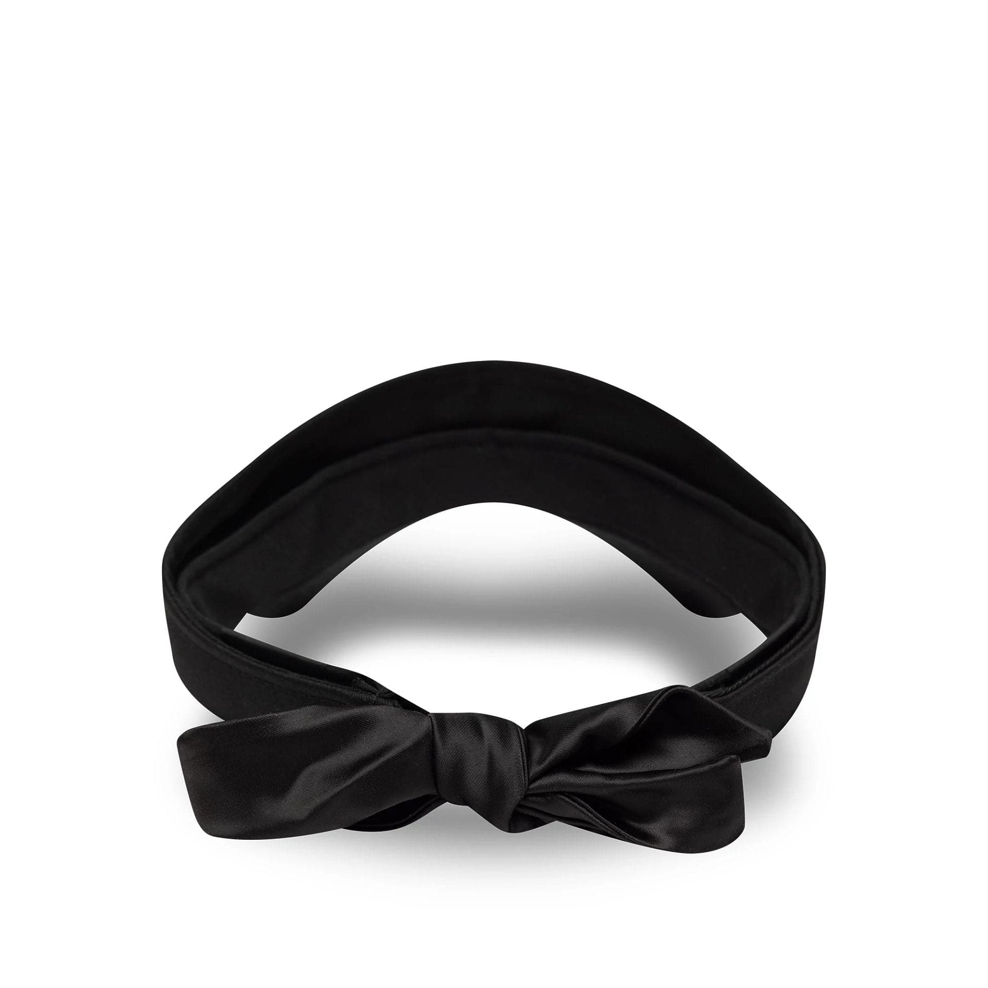 This is a New York Yankees MLB Midi Logo Black Bow Back Visor Cap 2