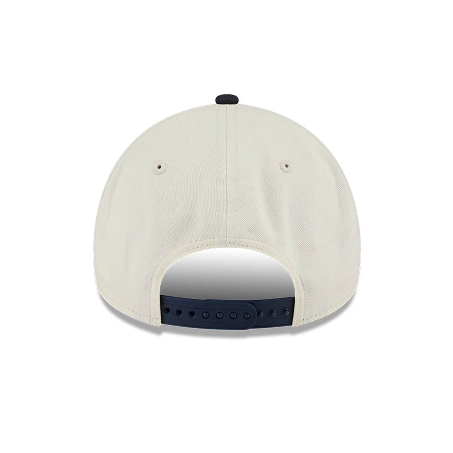 Pictured is this MLB Old English New York Yankees 9FORTY A-Frame cap in white. 7