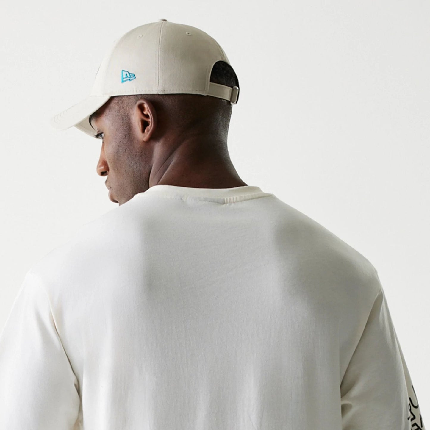 The Male model is wearing Netflix Squid Game Open White T-Shirt 7