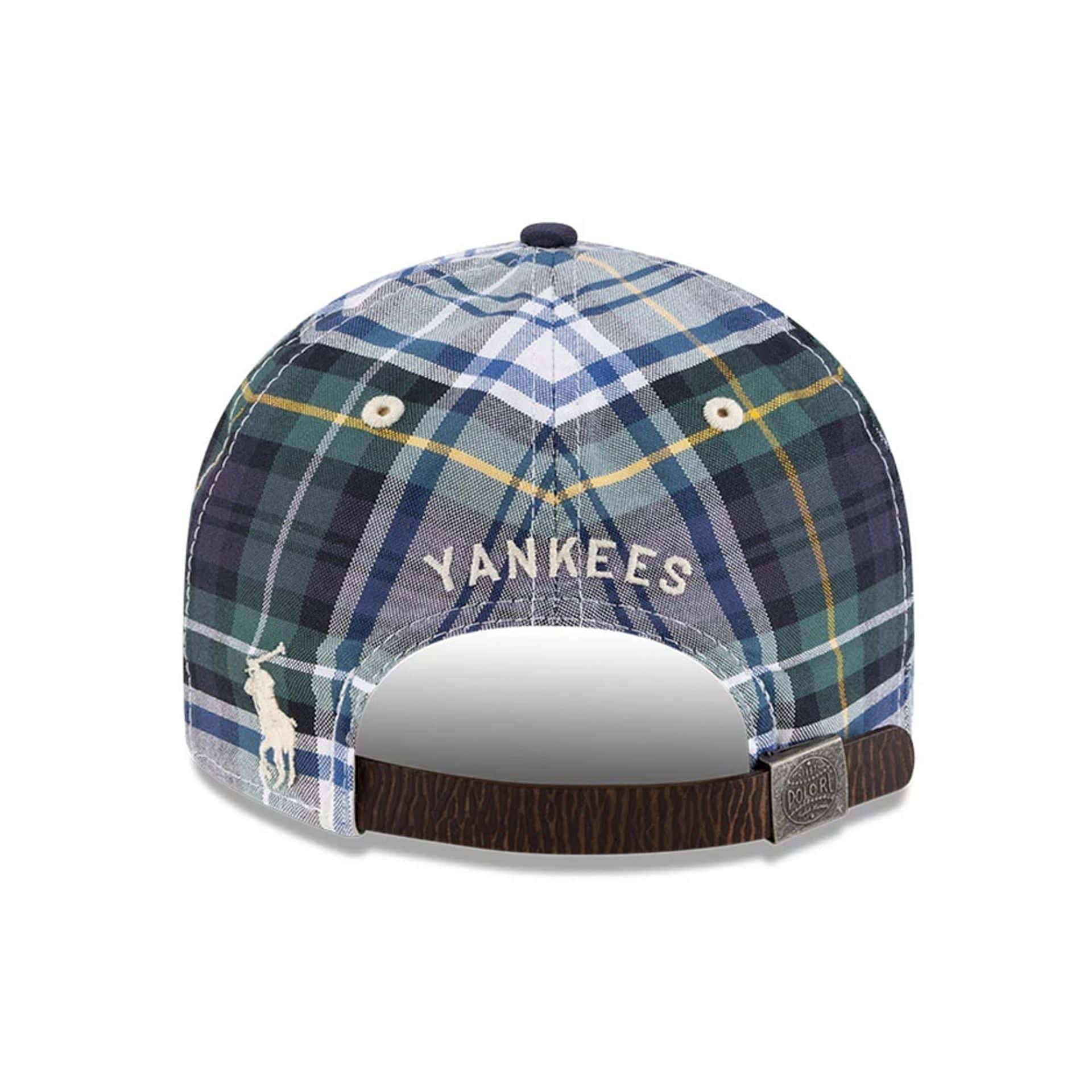 This is a New York Yankees Ralph Lauren x MLB Open Green Retro Crown 9FIFTY Adjustable Cap 2