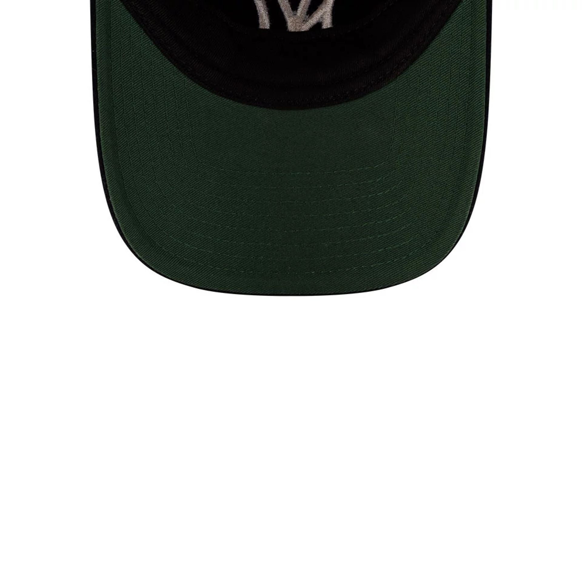 This is a New York Yankees Wool Letterman Navy 9TWENTY A-Frame Adjustable Cap 2