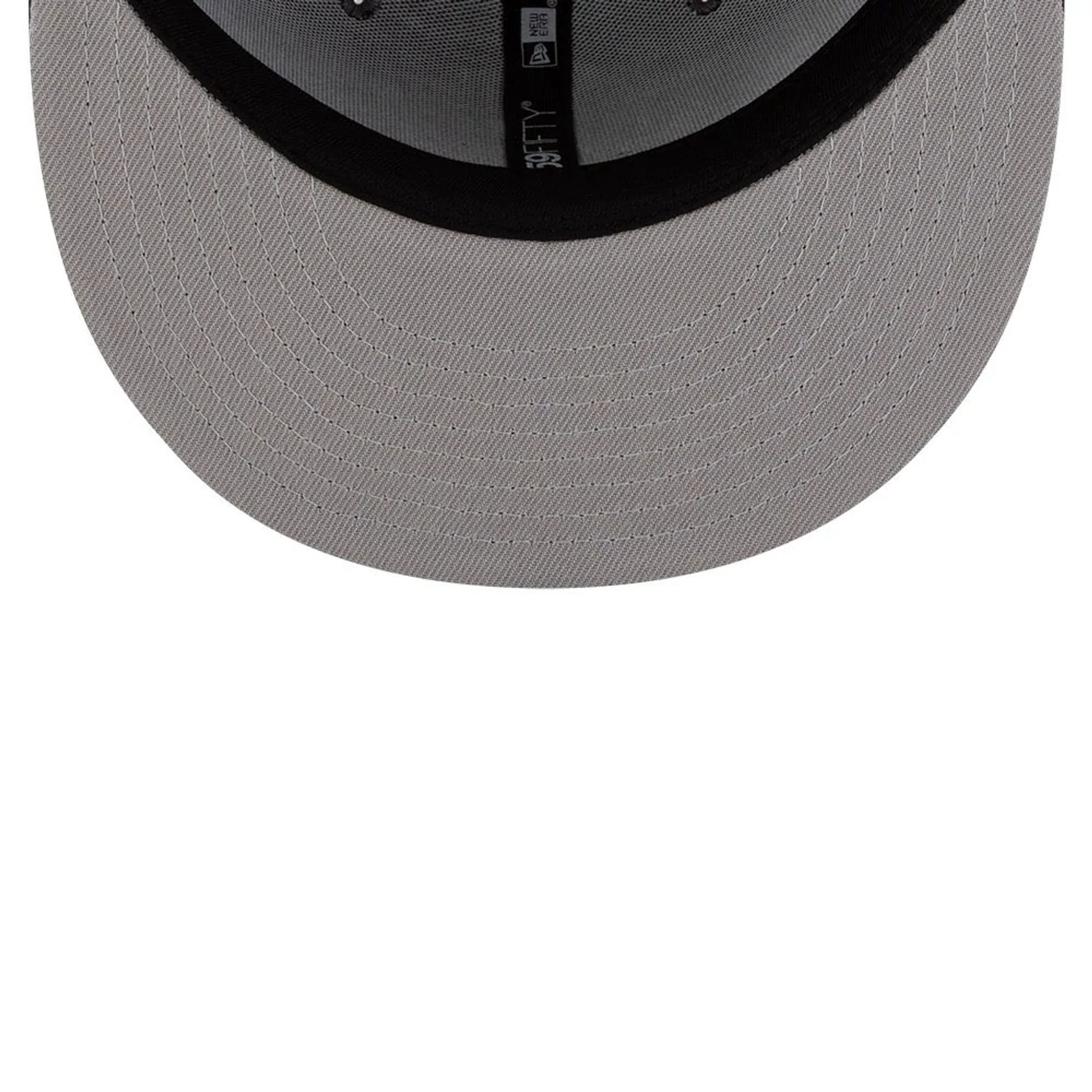 This is a Denver Nuggets Black Pinstripe 59FIFTY Fitted Cap 2