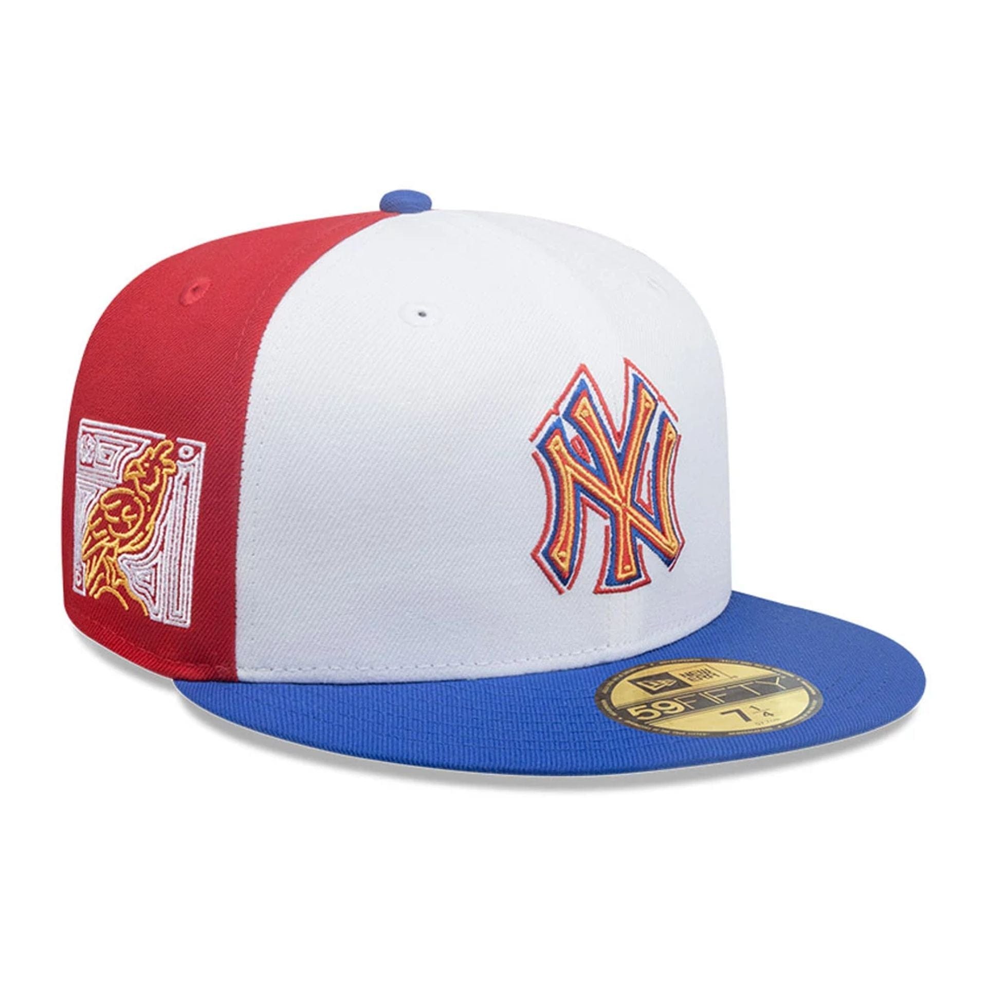 This is a New York Yankees MLB City Element Panama Red 59FIFTY Fitted Cap 1