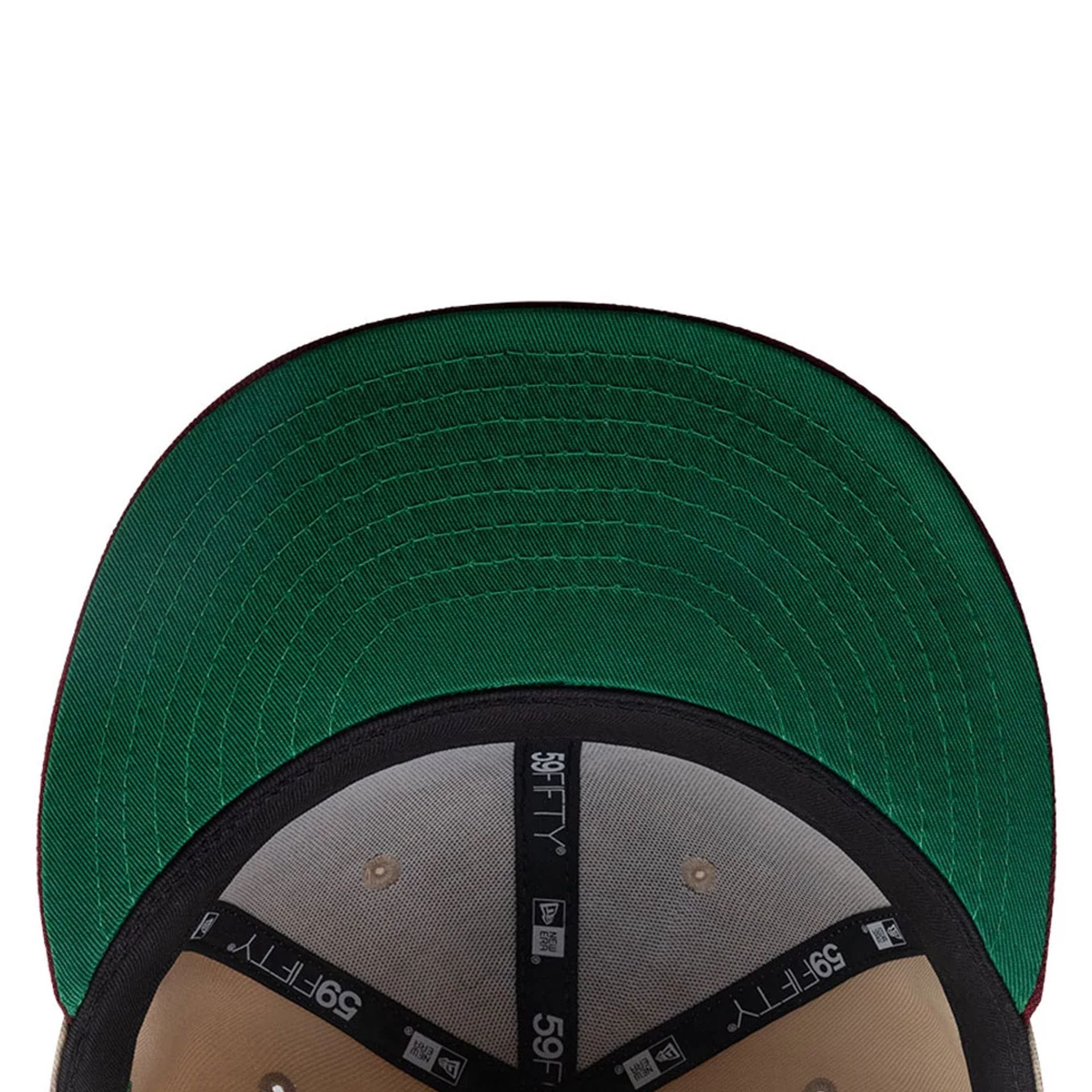 This is a San Diego Padres MLB City Element Puerto Rico Pastel Orange 59FIFTY Fitted Cap 2