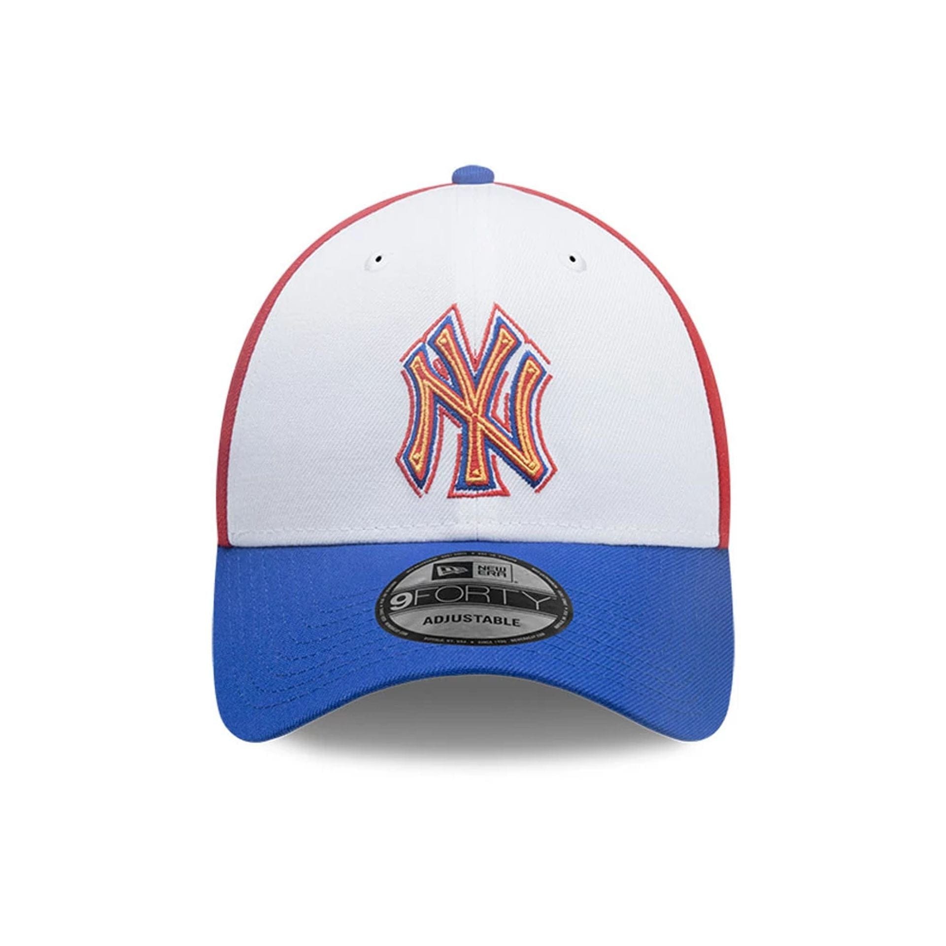 This is a New York Yankees MLB City Element Panama White 9FORTY Adjustable Cap 2